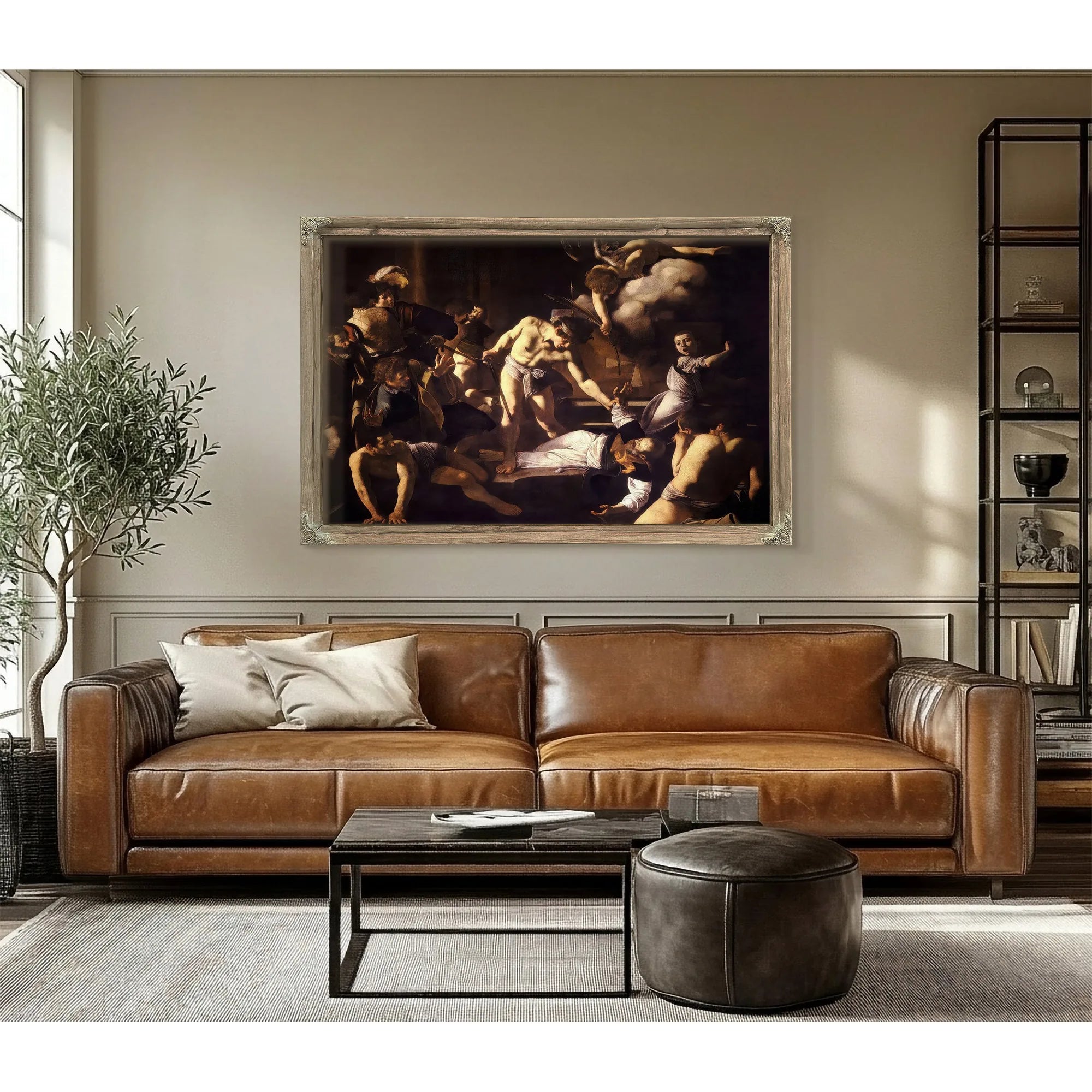 The Martyrdom Of Saint Matthew By Caravaggio Fine Art Print