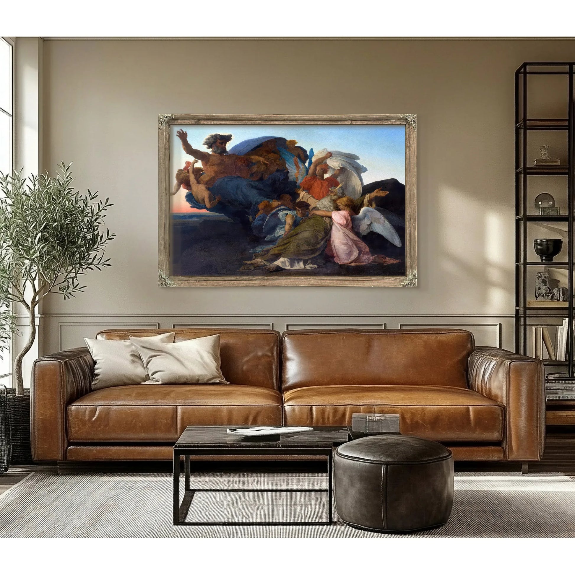 Death Of Moses 1850 Neoclassicism 140X204Cm Musee Fabre By Alexandre Cabanel Fine Art Print