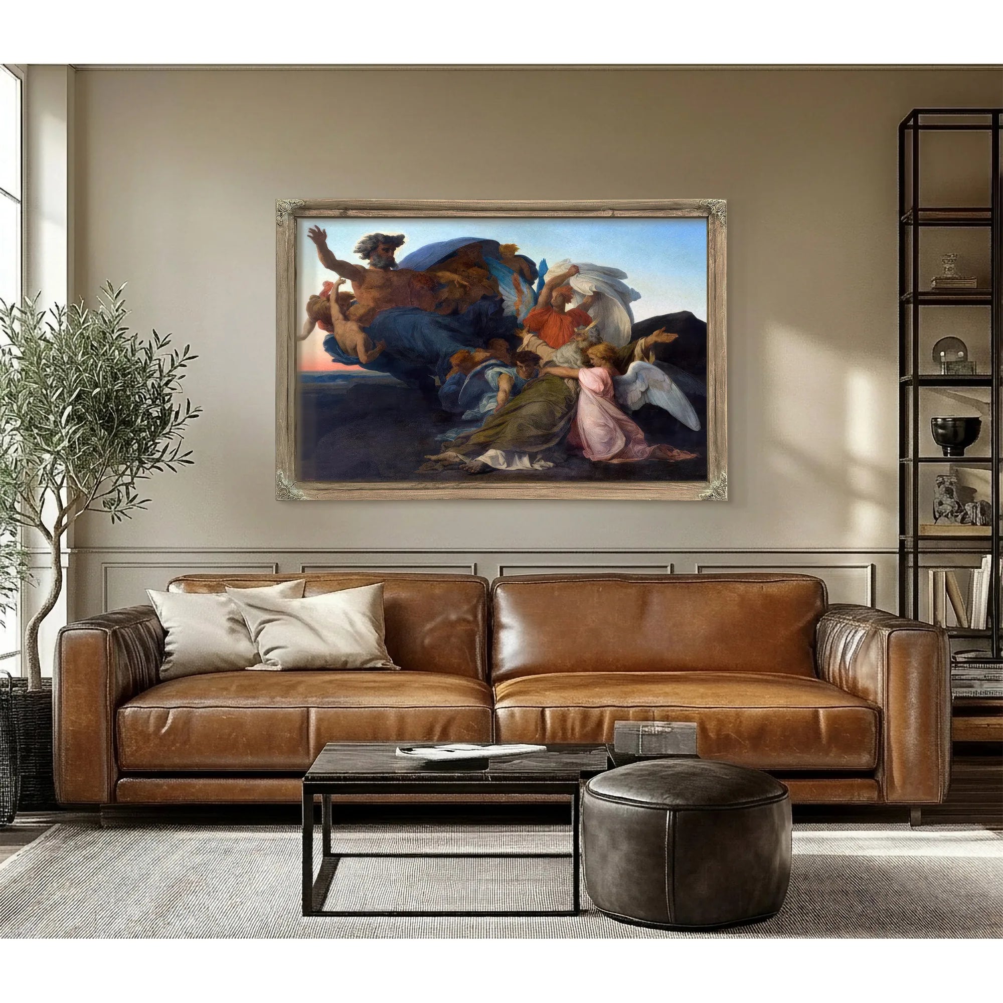 Death Of Moses 1850 Neoclassicism 140X204Cm Musee Fabre By Alexandre Cabanel Fine Art Print