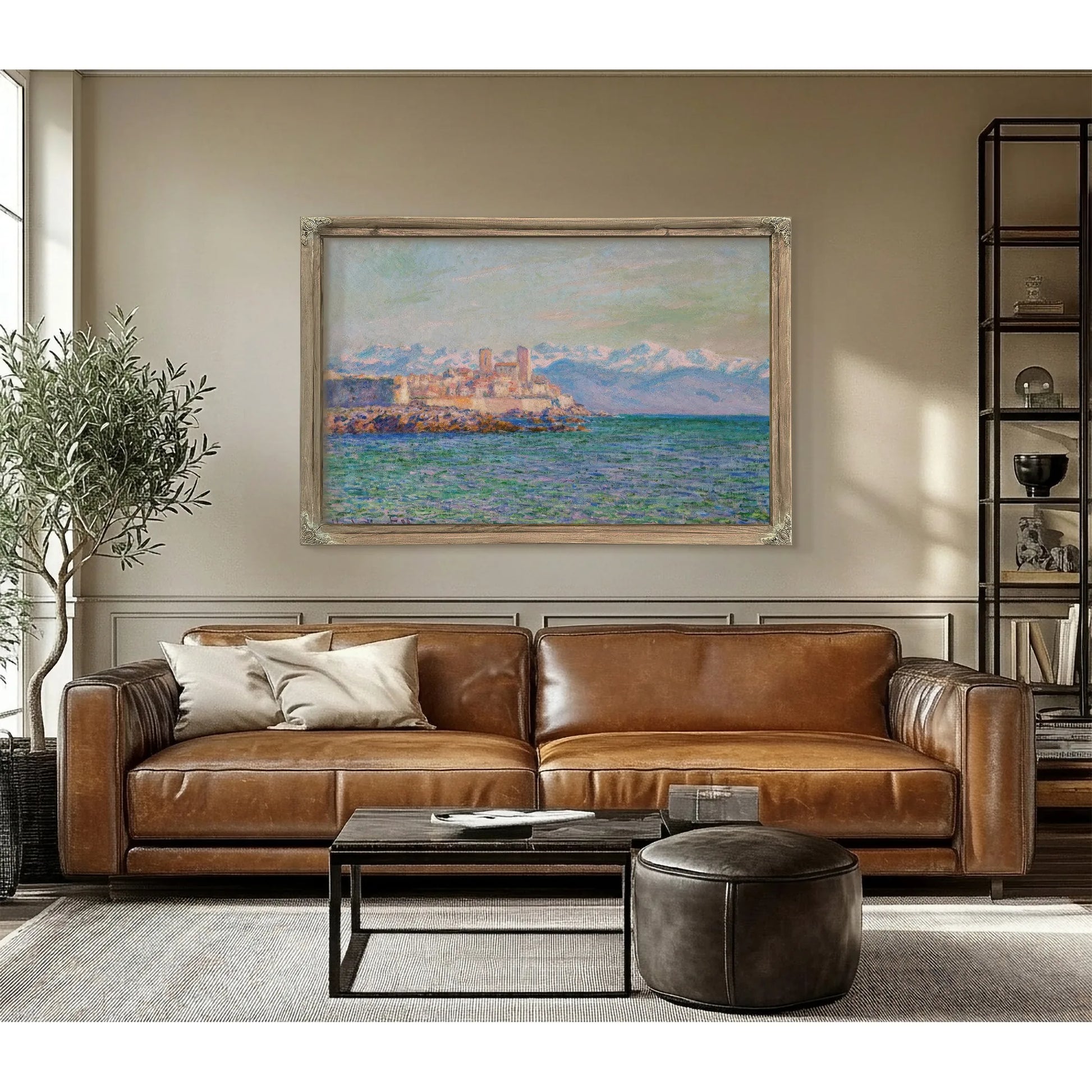 The Fort Of Antibes By Claude Monet Fine Art Print