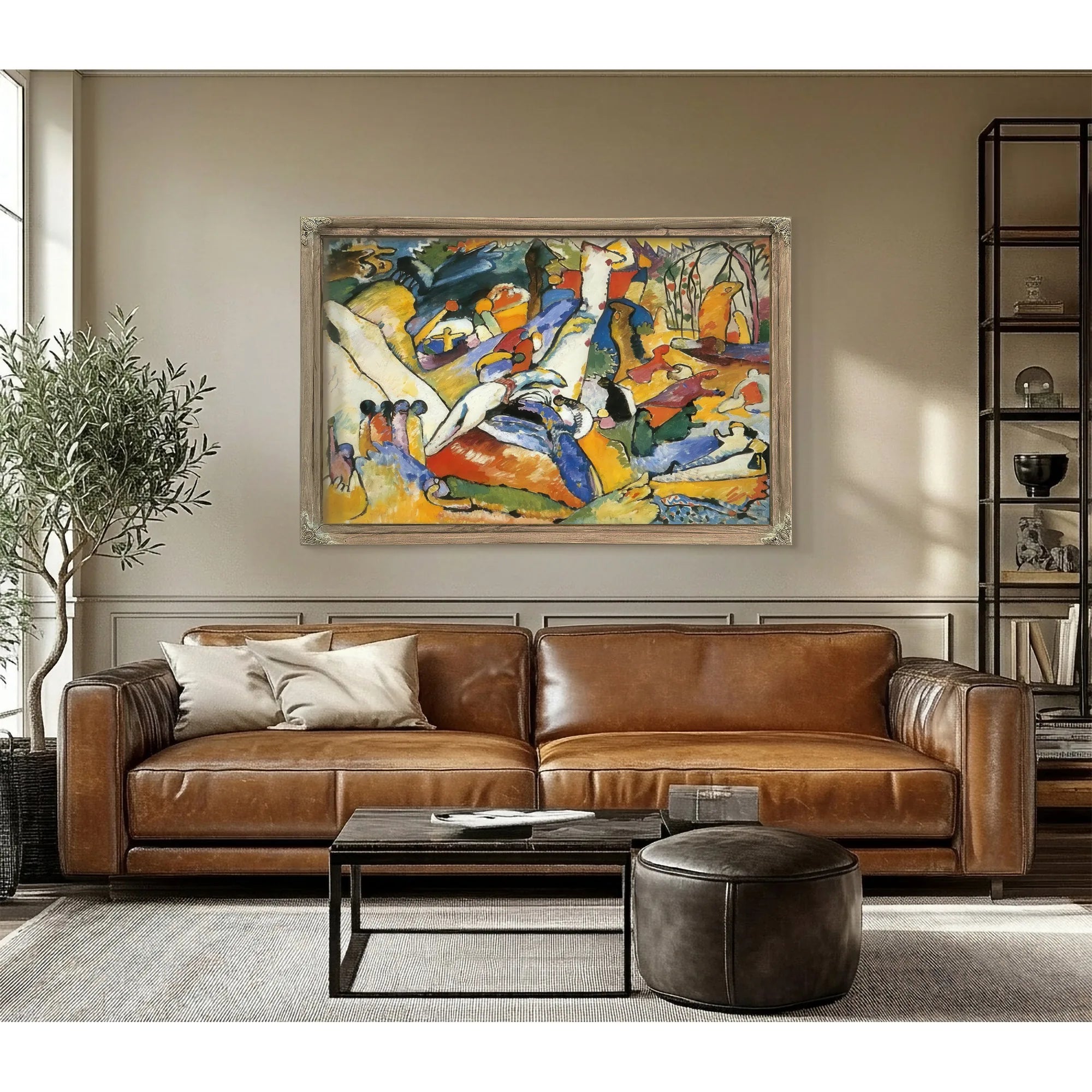 Study For Composition Ii By Wassily Kandinsky Fine Art Print