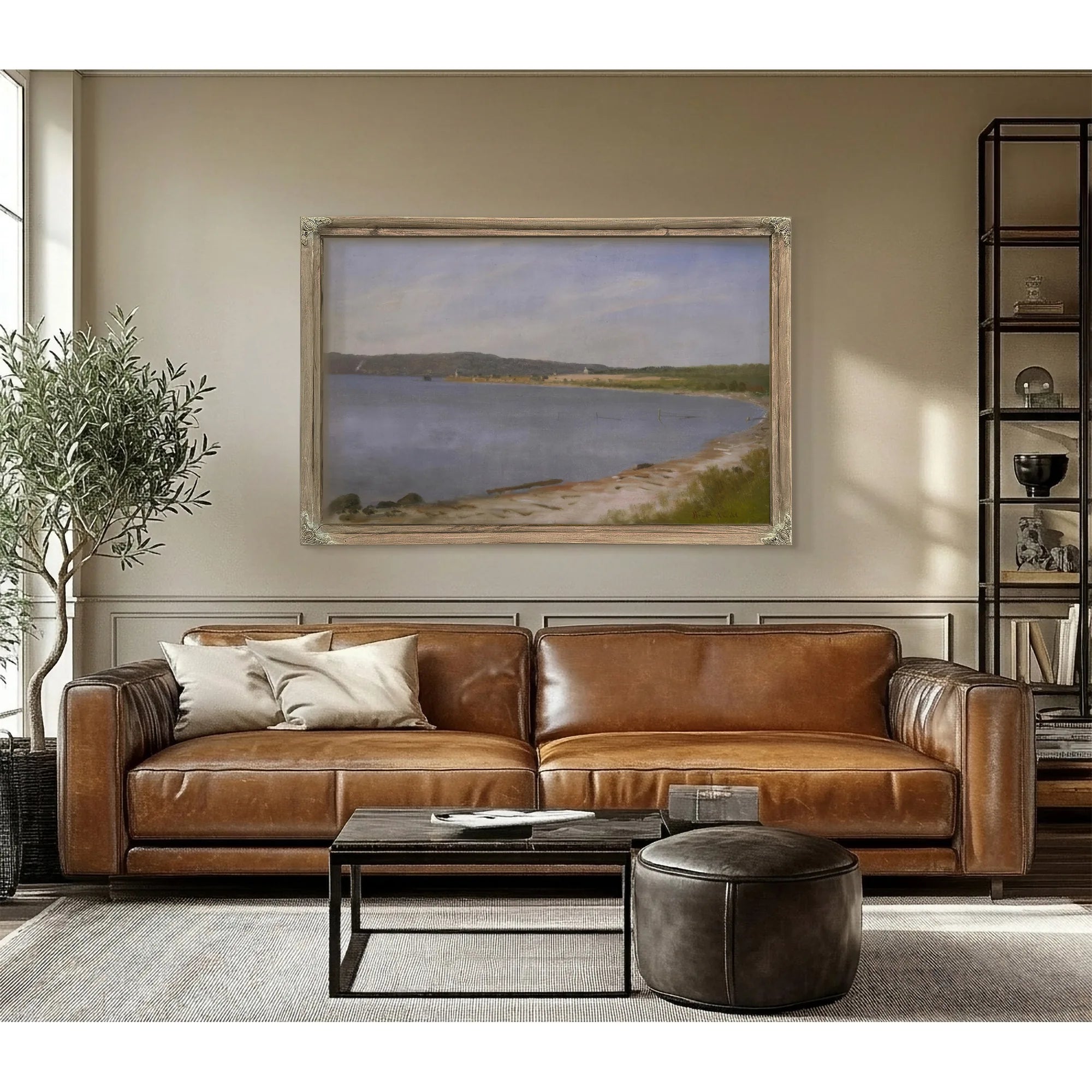 San Francisco Bay By Albert Bierstadt Fine Art Print