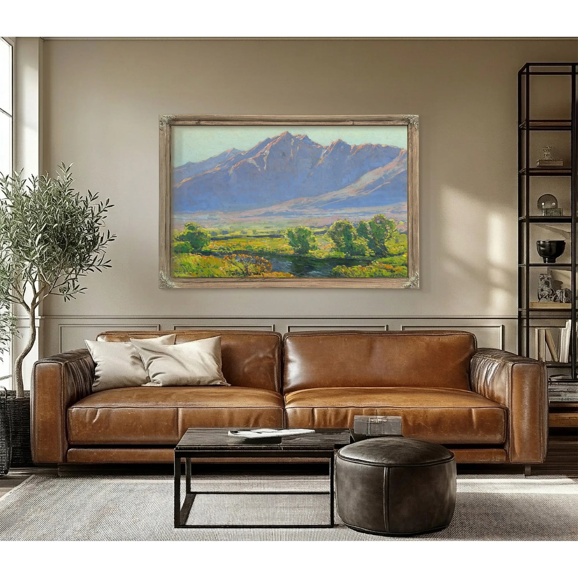 A View Along The Owen's River By Edgar Payne Fine Art Print