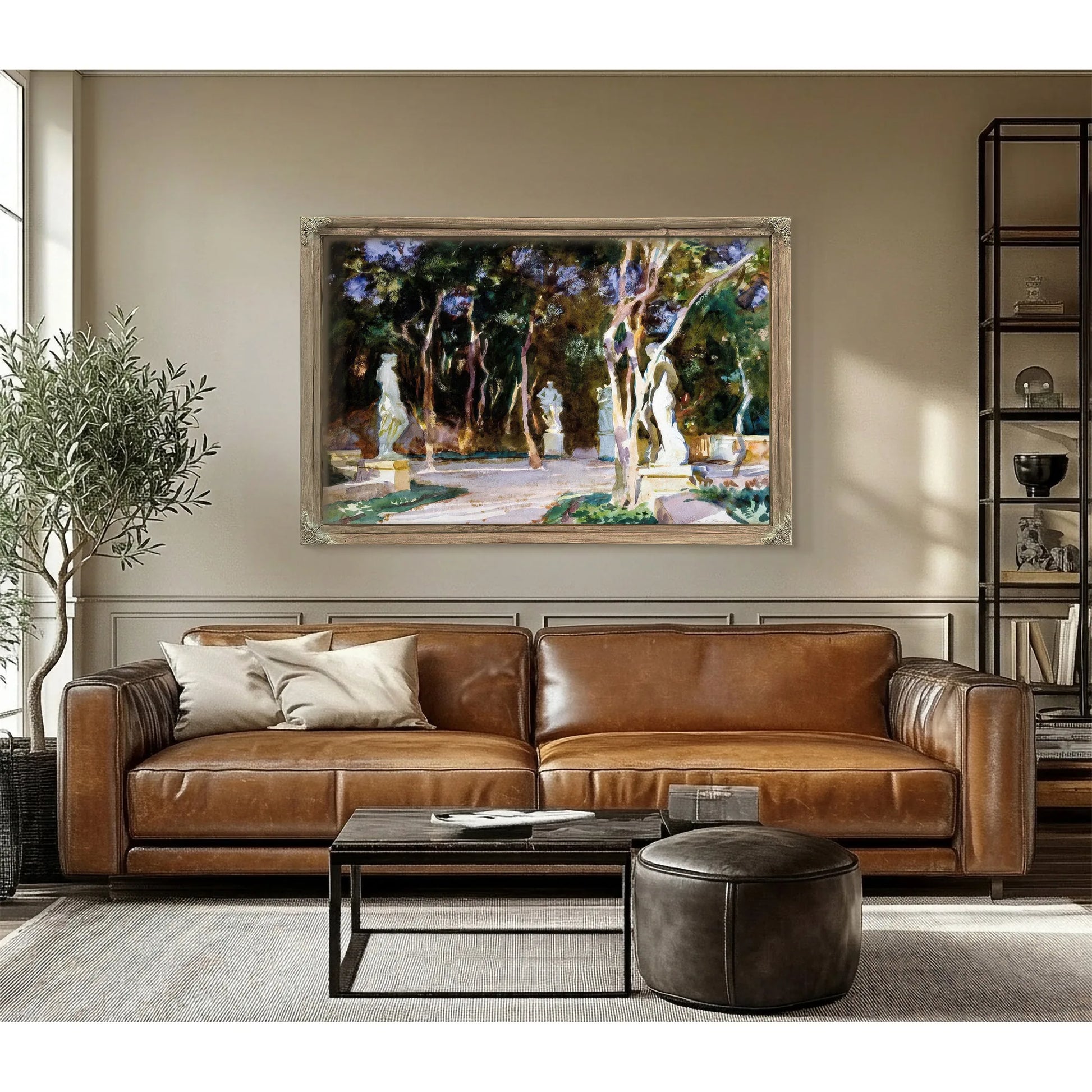 Shady Paths, Vizcaya By John Singer Sargent Fine Art Print