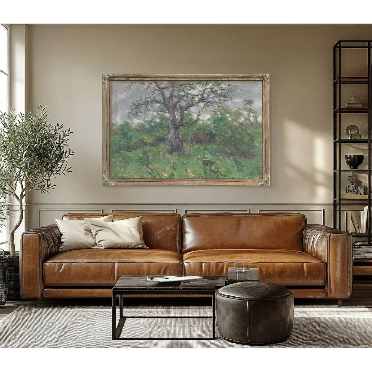A Landscape With Tree, Spring By John Steuart Curry