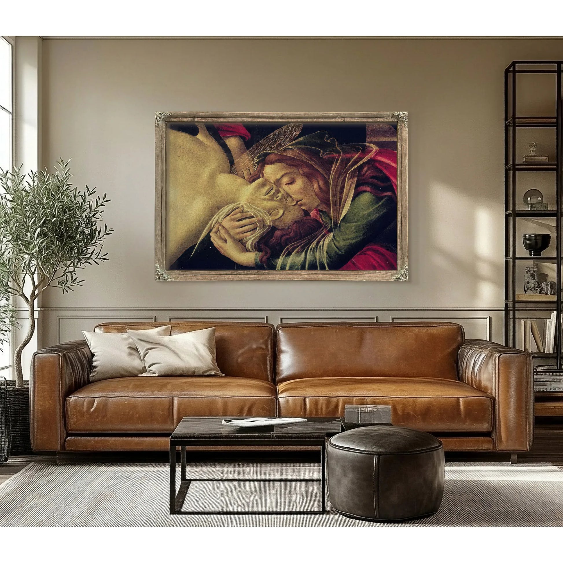 Detail Of The Lamentation Of Christ By Sandro Botticelli Fine Art Print