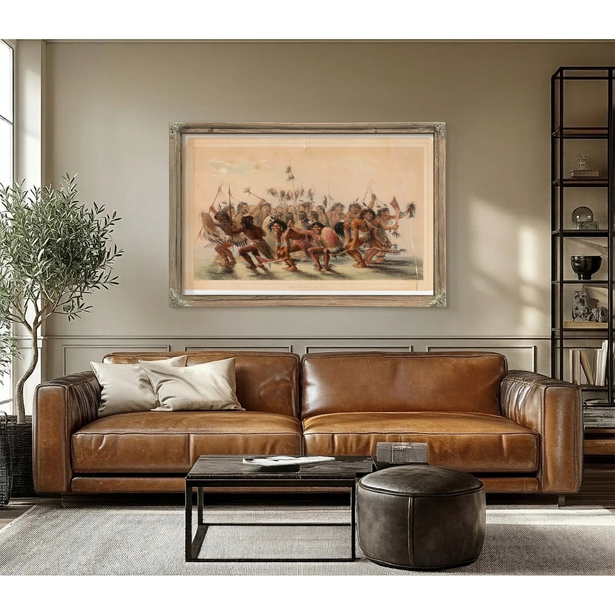 The Scalp Dance By George Catlin Fine Art Print