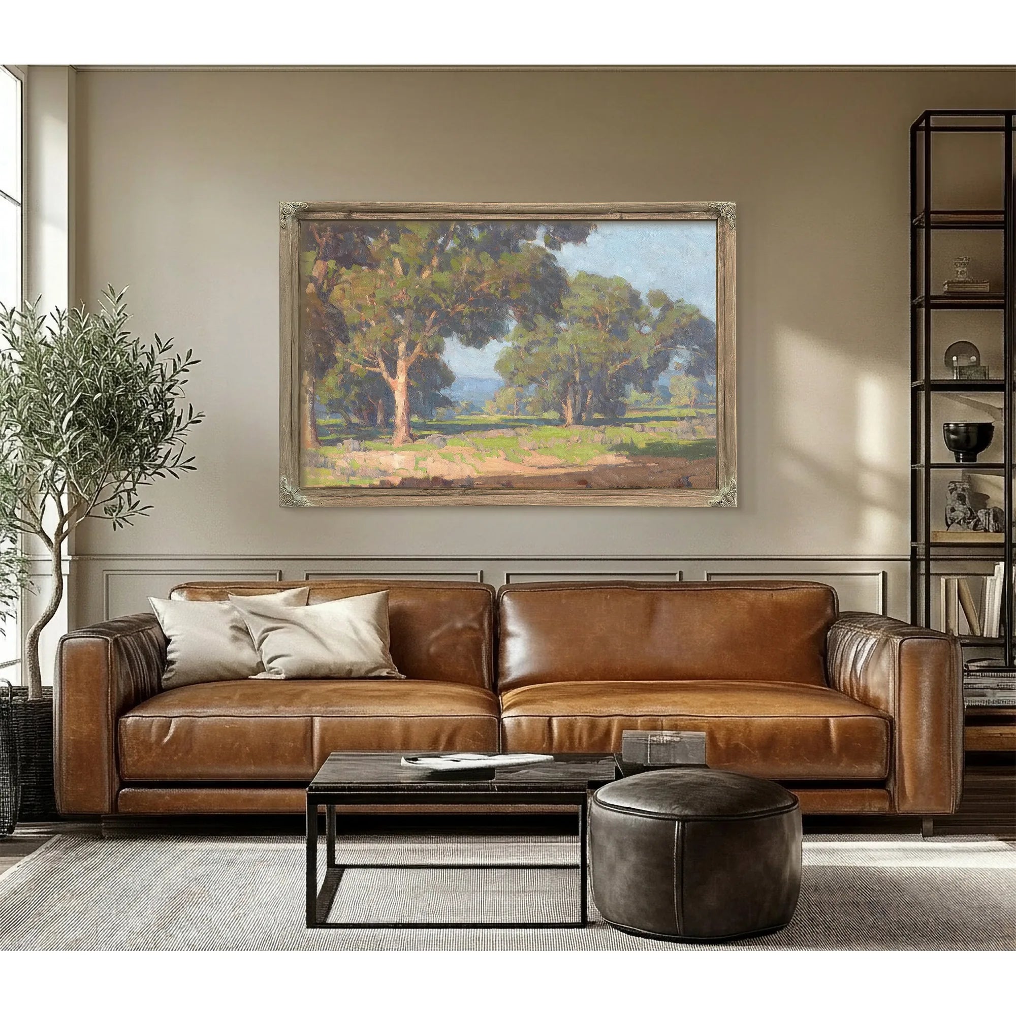 A Grove Of Trees In The Valley By Edgar Payne Fine Art Print