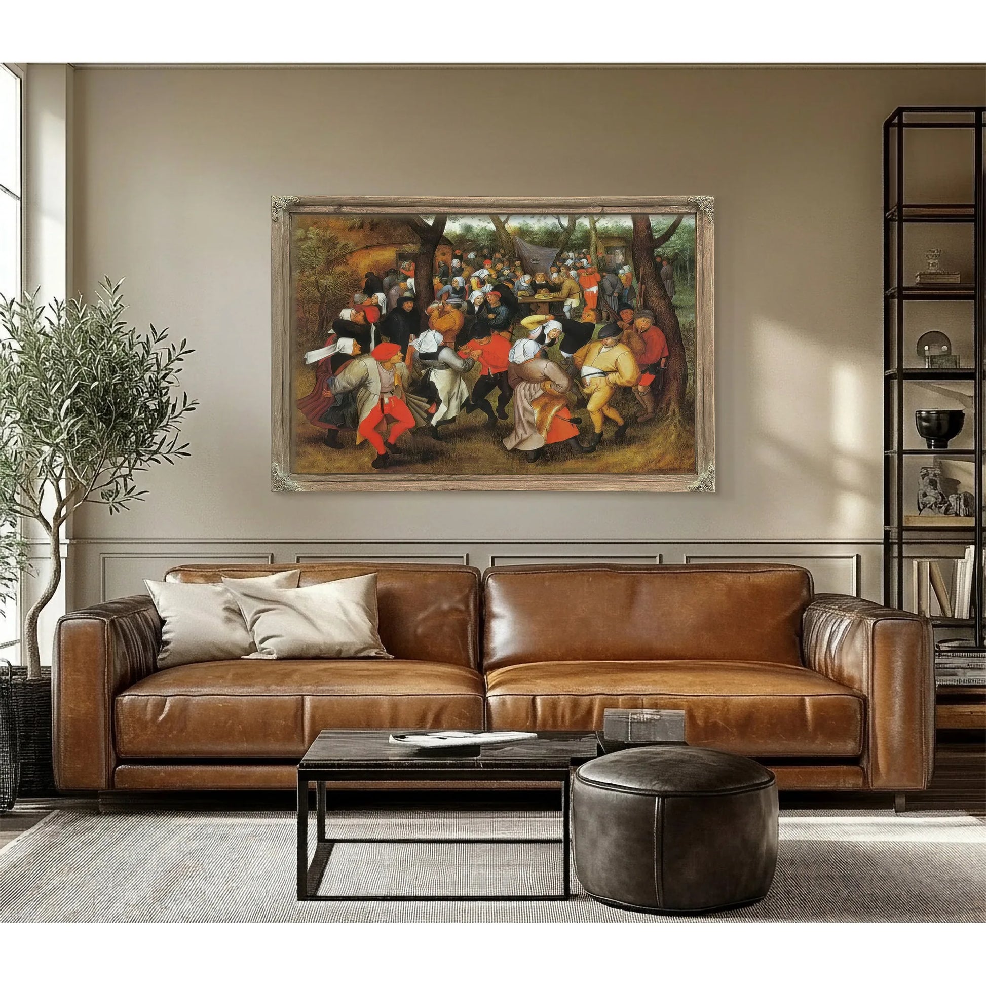 Peasant Wedding Dance 1607 By Pieter Bruegel Fine Art Print