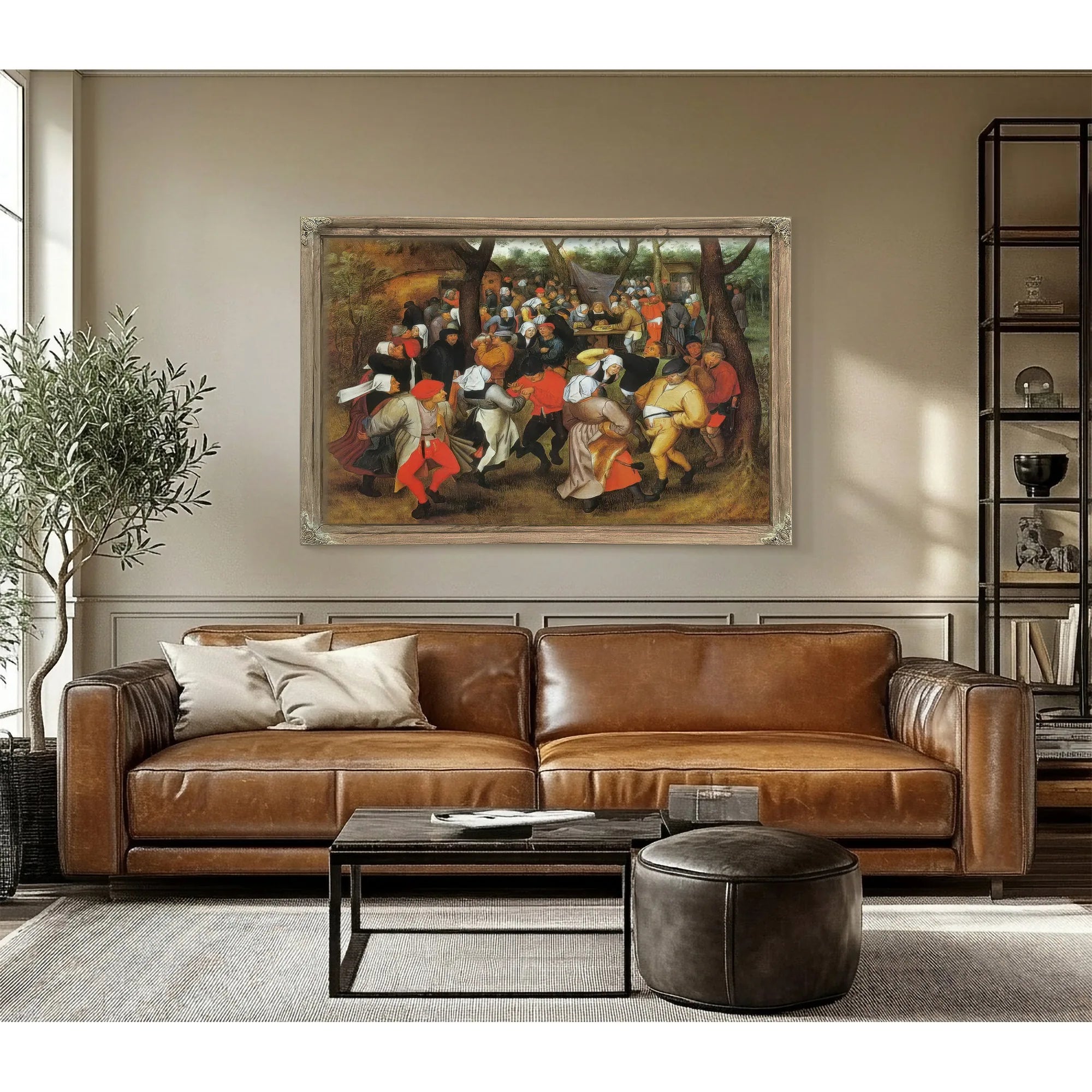 Peasant Wedding Dance 1607 By Pieter Bruegel Fine Art Print