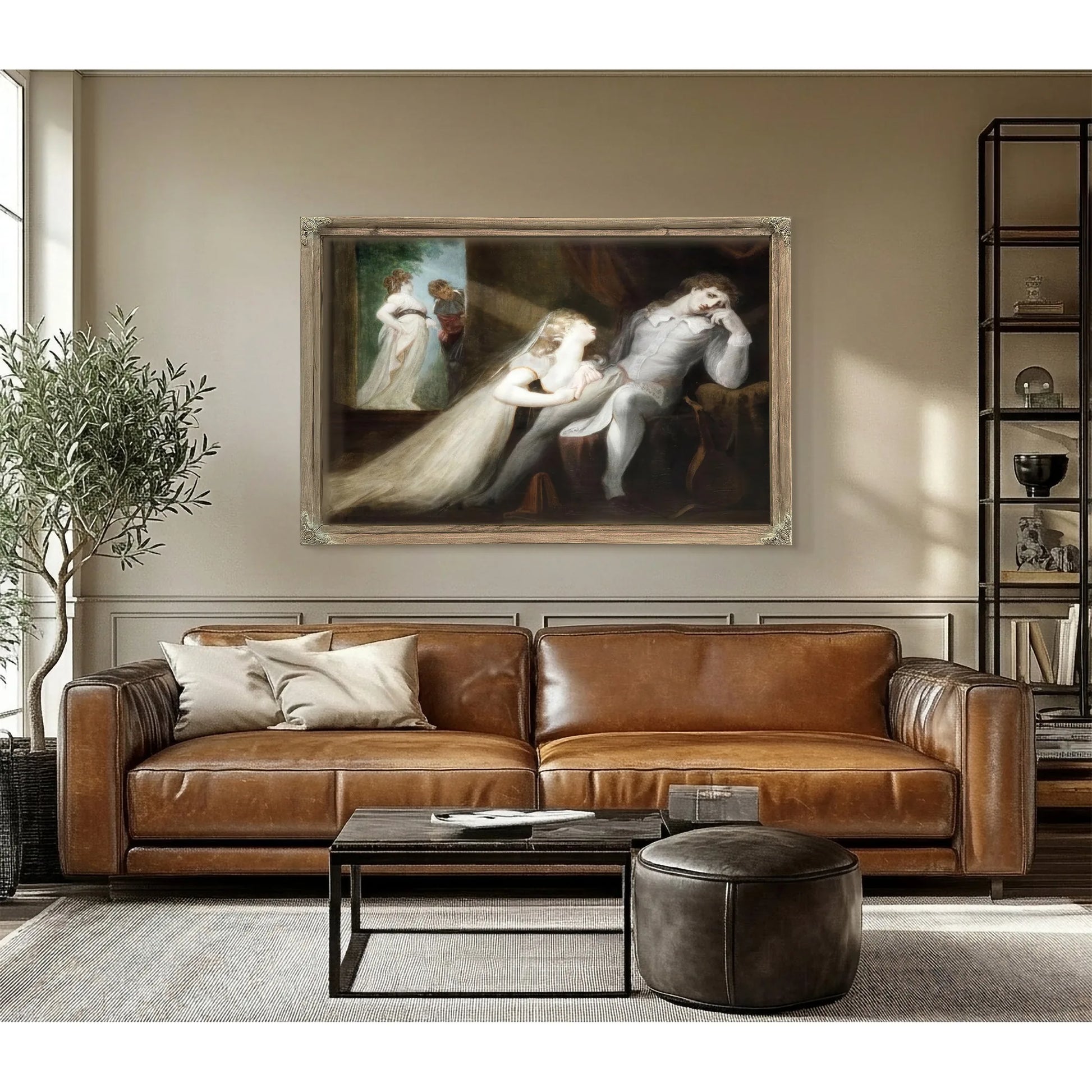 The Return Of Milton's Wife By Henry Fuseli Fine Art Print