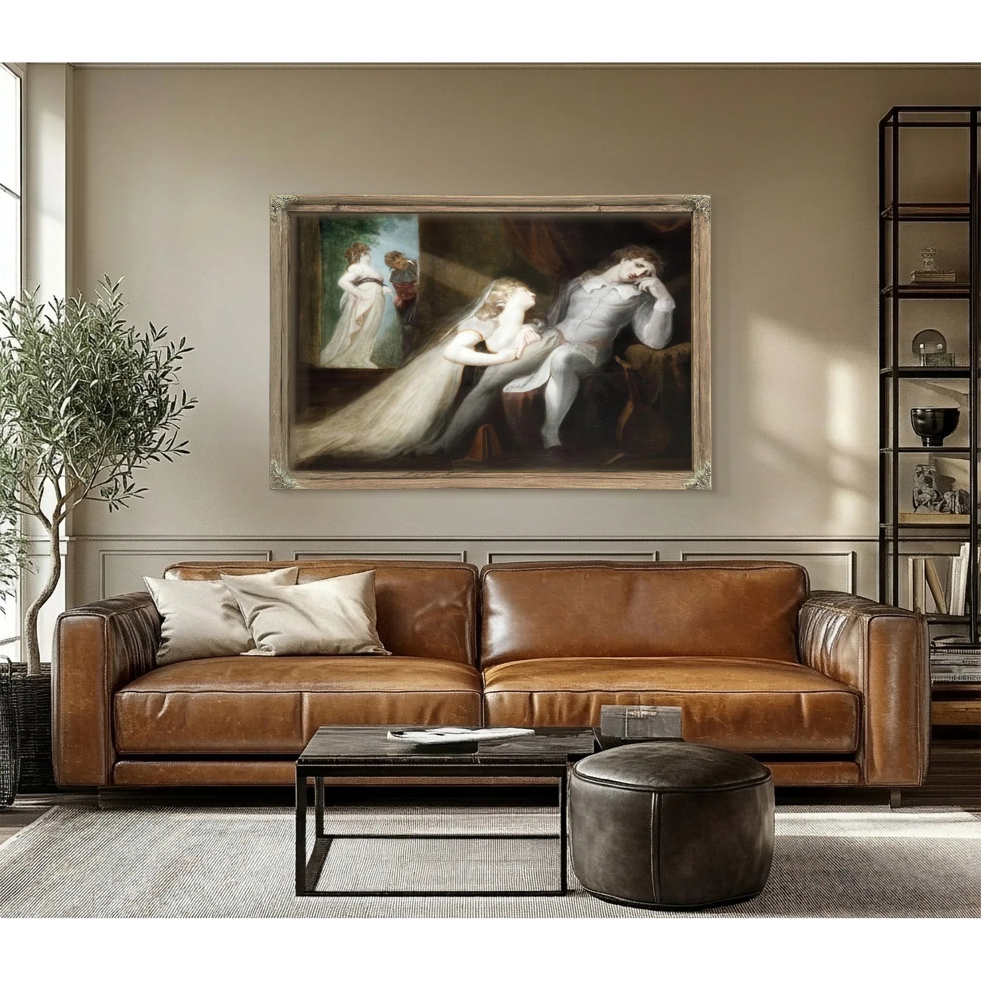 The Return Of Milton's Wife By Henry Fuseli Fine Art Print