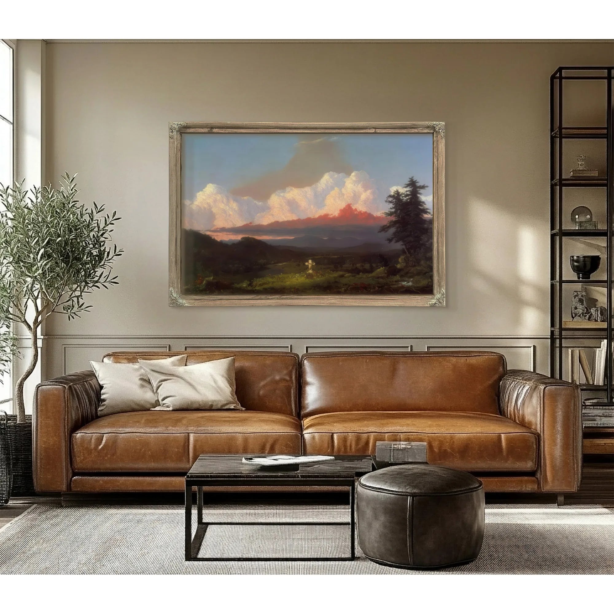 In The Memory Of Cole By Frederic Edwin Church Fine Art Print