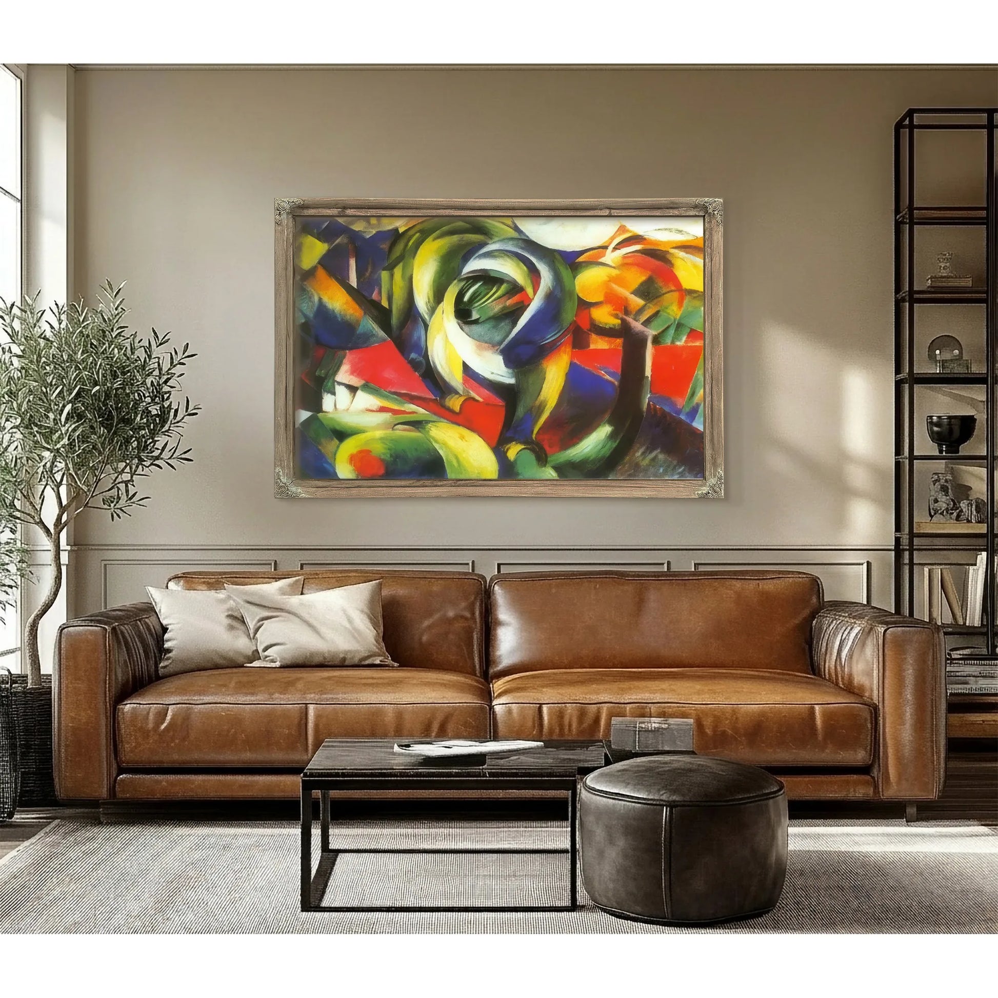 The Mandrill By Franz Marc Fine Art Print
