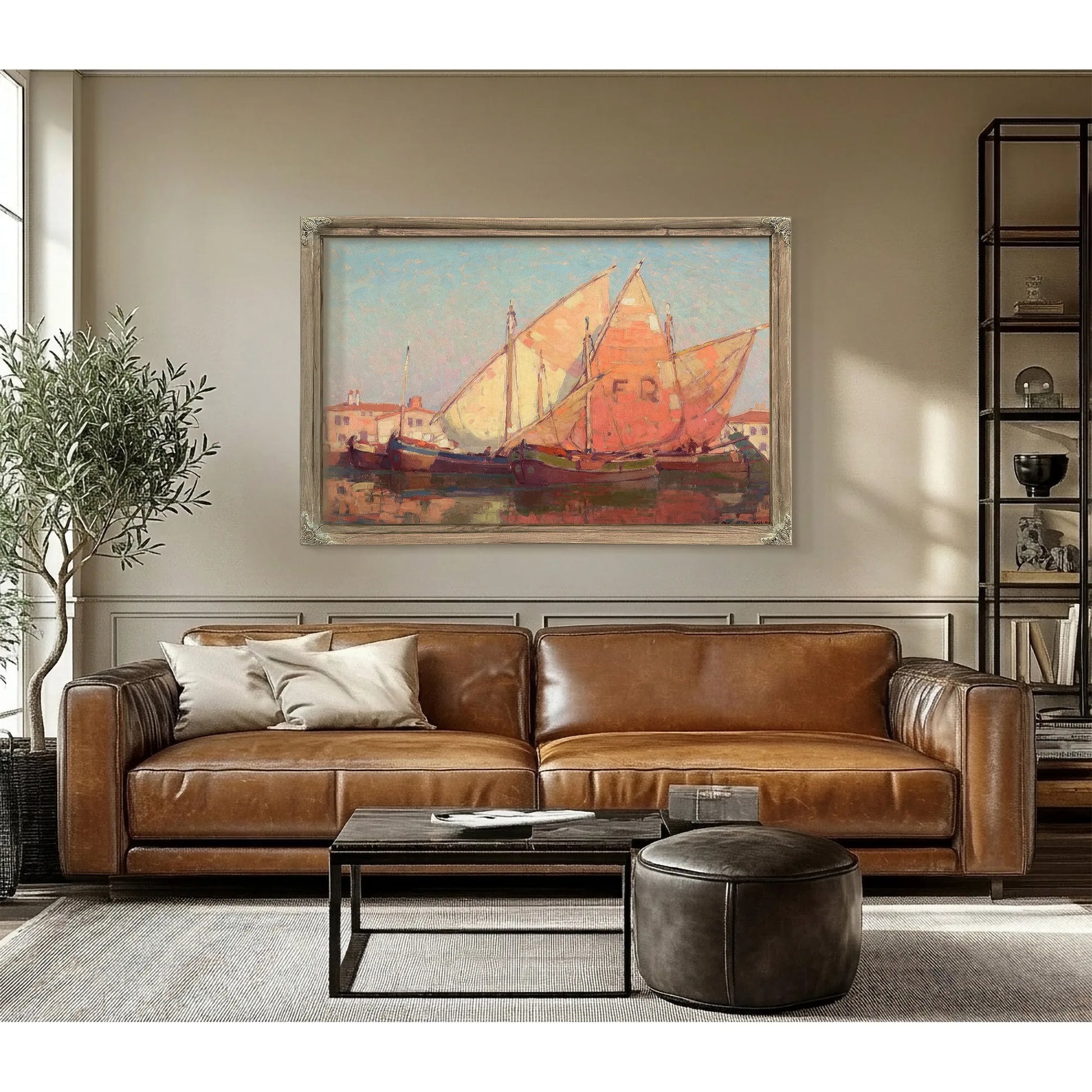 Chioggia Boats By Edgar Payne Fine Art Print