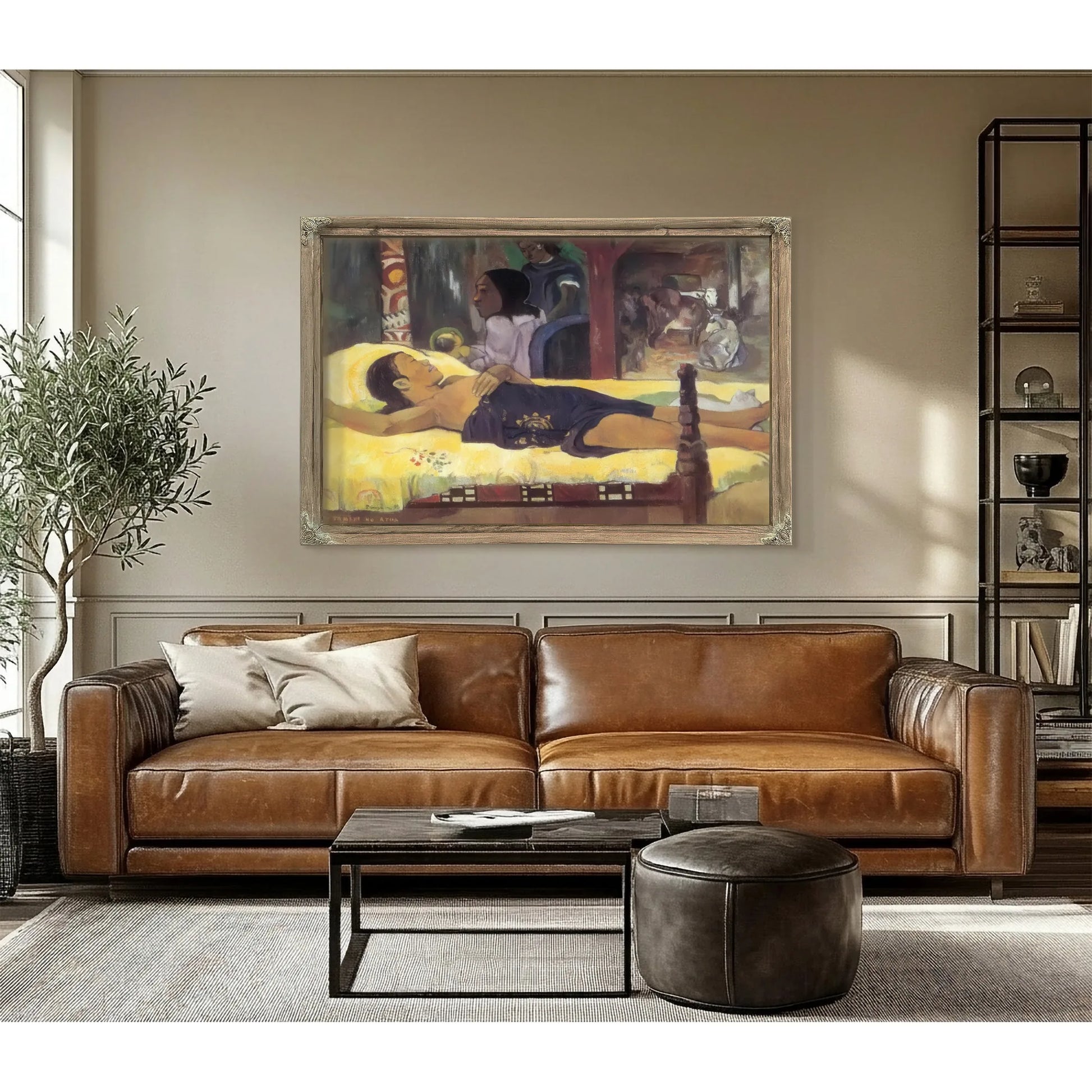 Te Tamari No Atua ( Nativity) By Paul Gauguin Fine Art Print