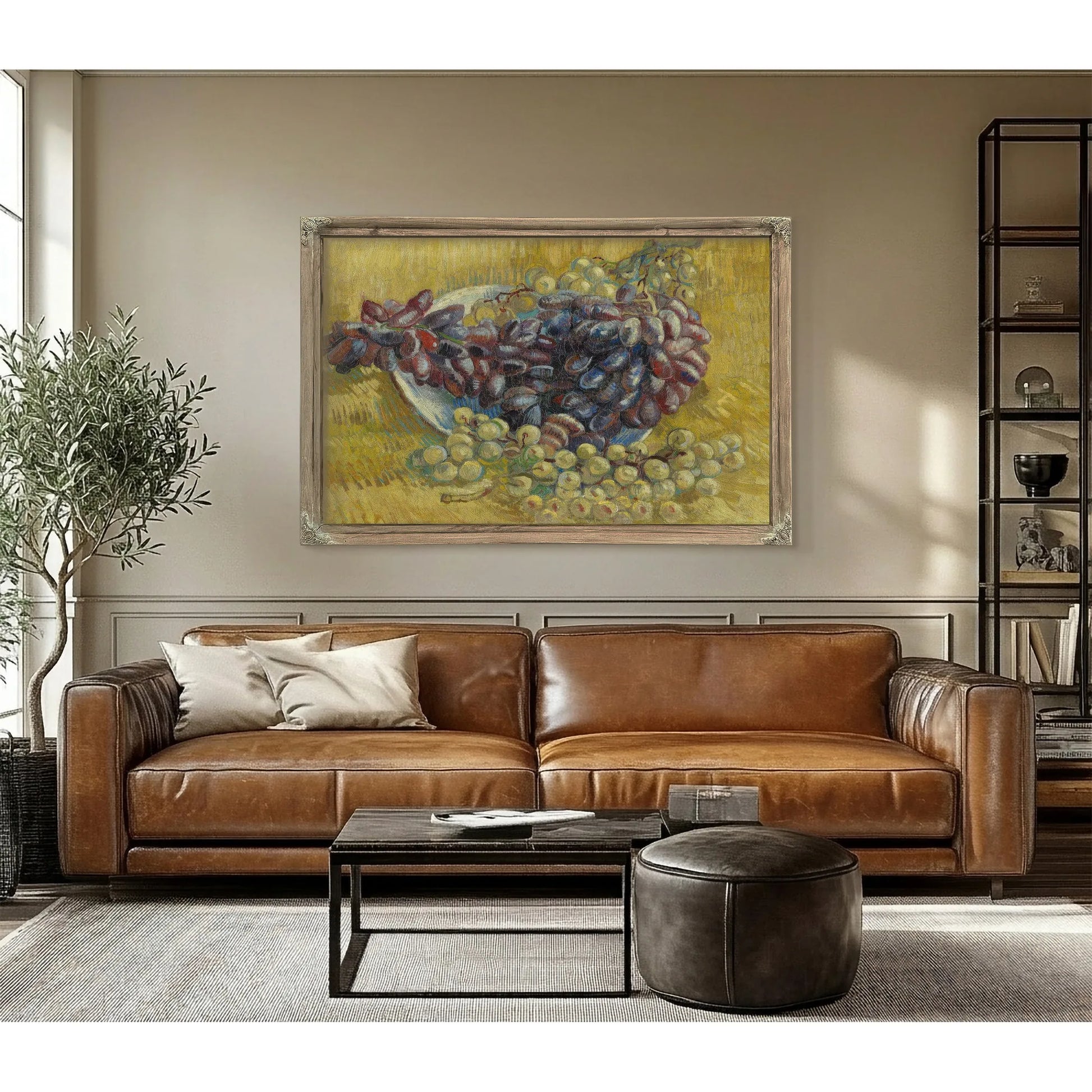 Grapes By Vincent Van Gogh Fine Art Print