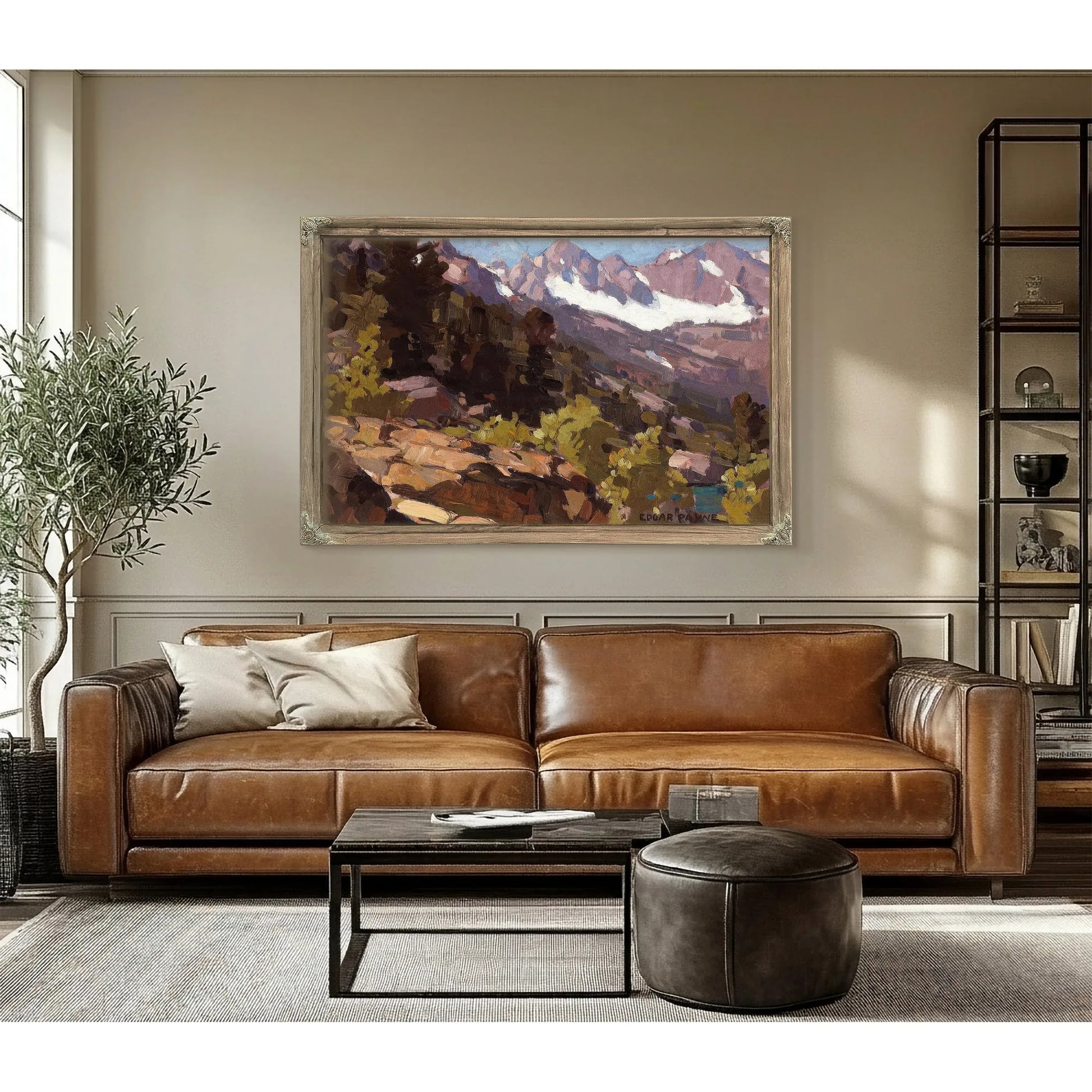 Sierras, Lake Payne By Edgar Payne Fine Art Print