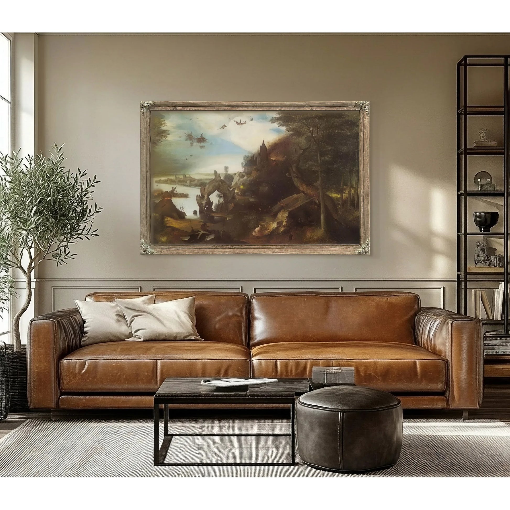 The Temptation Of St By Pieter Bruegel Fine Art Print