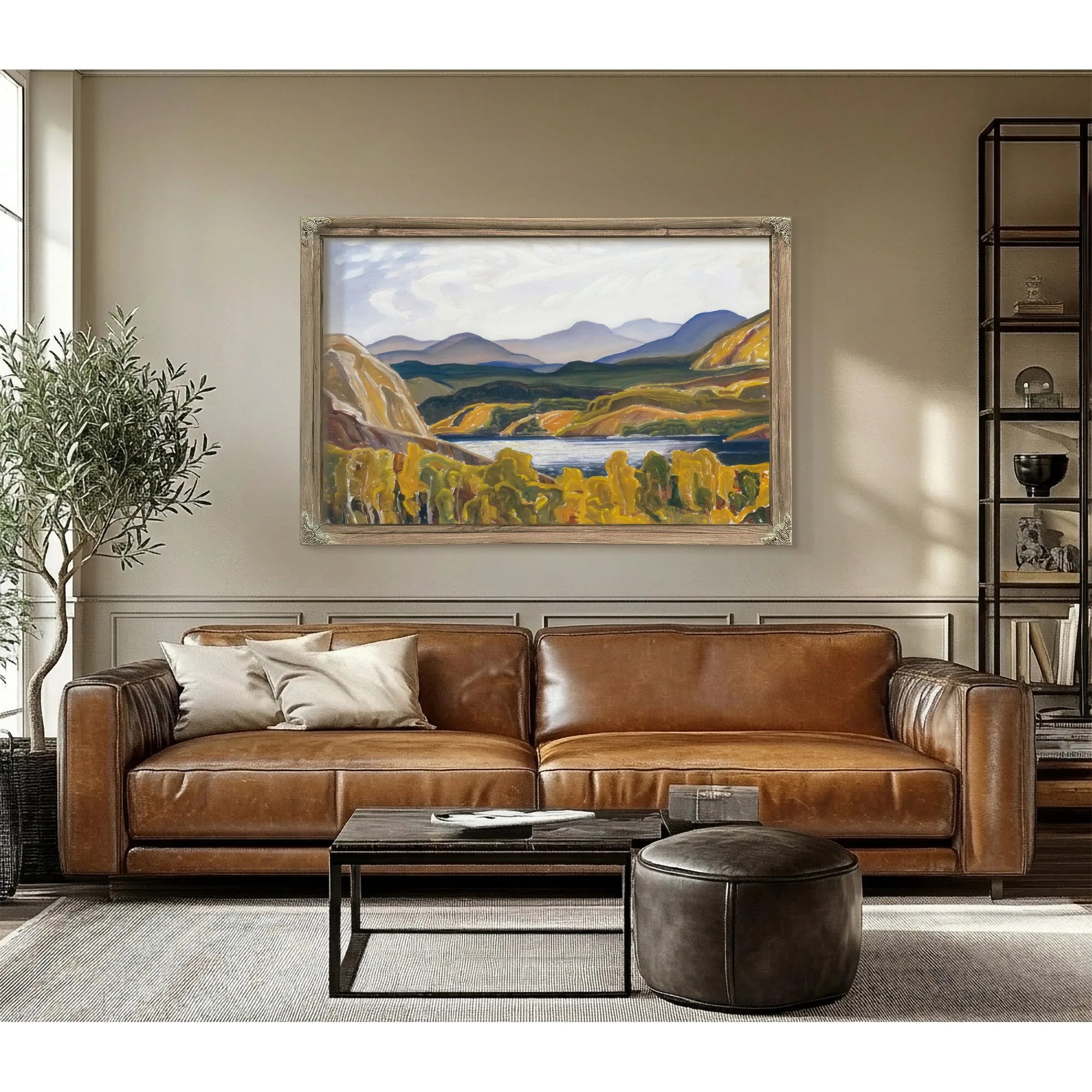 La Cloche Mountain And Lake By Frank Carmichael Fine Art Print