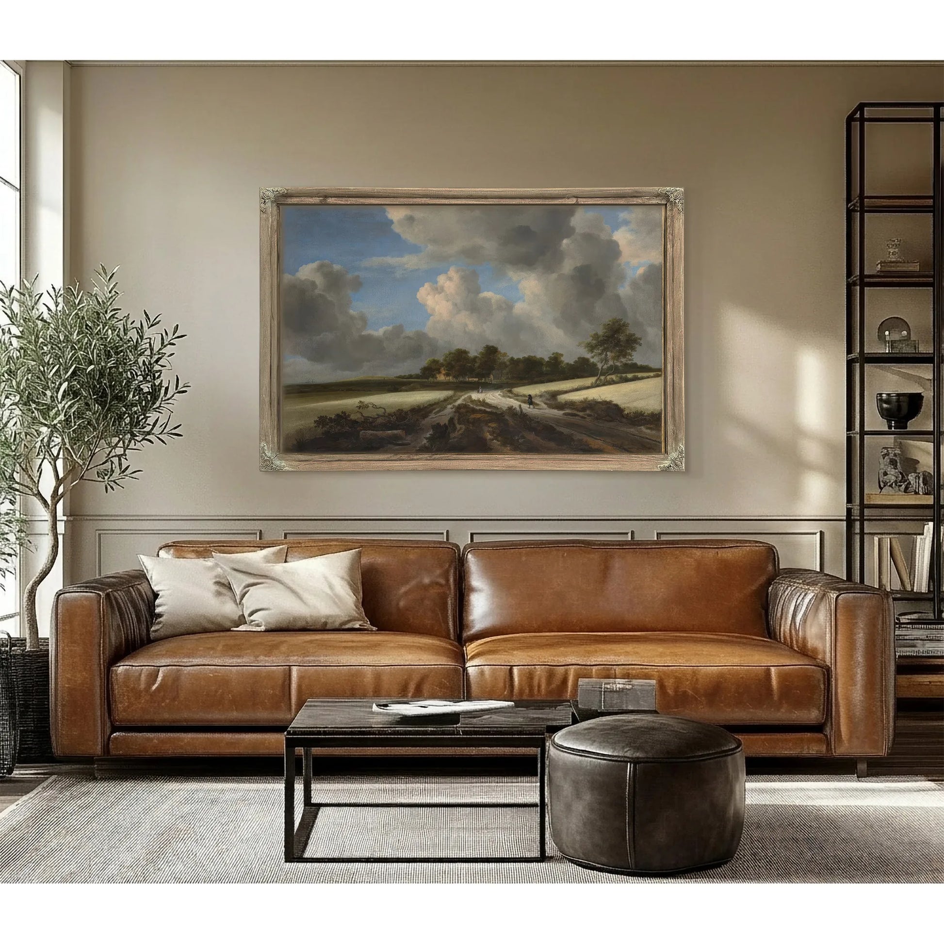 Wheat Fields By Jacob Van Rusdael Fine Art Print