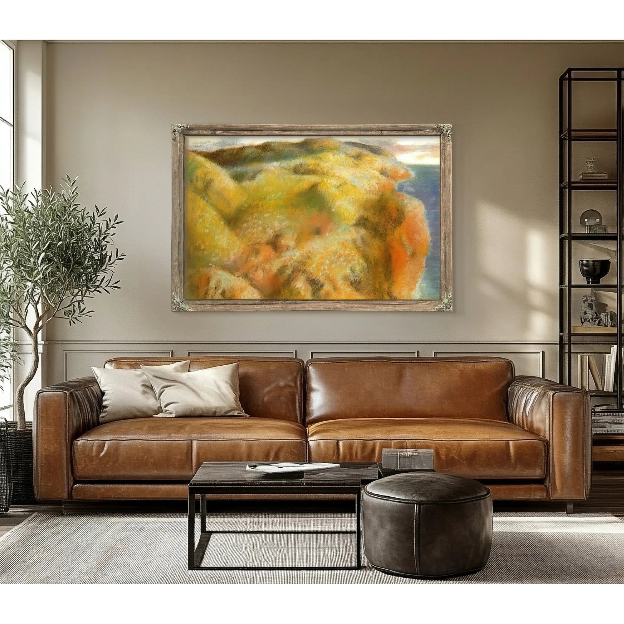 Coastal Landscape By Edgar Degas Fine Art Print