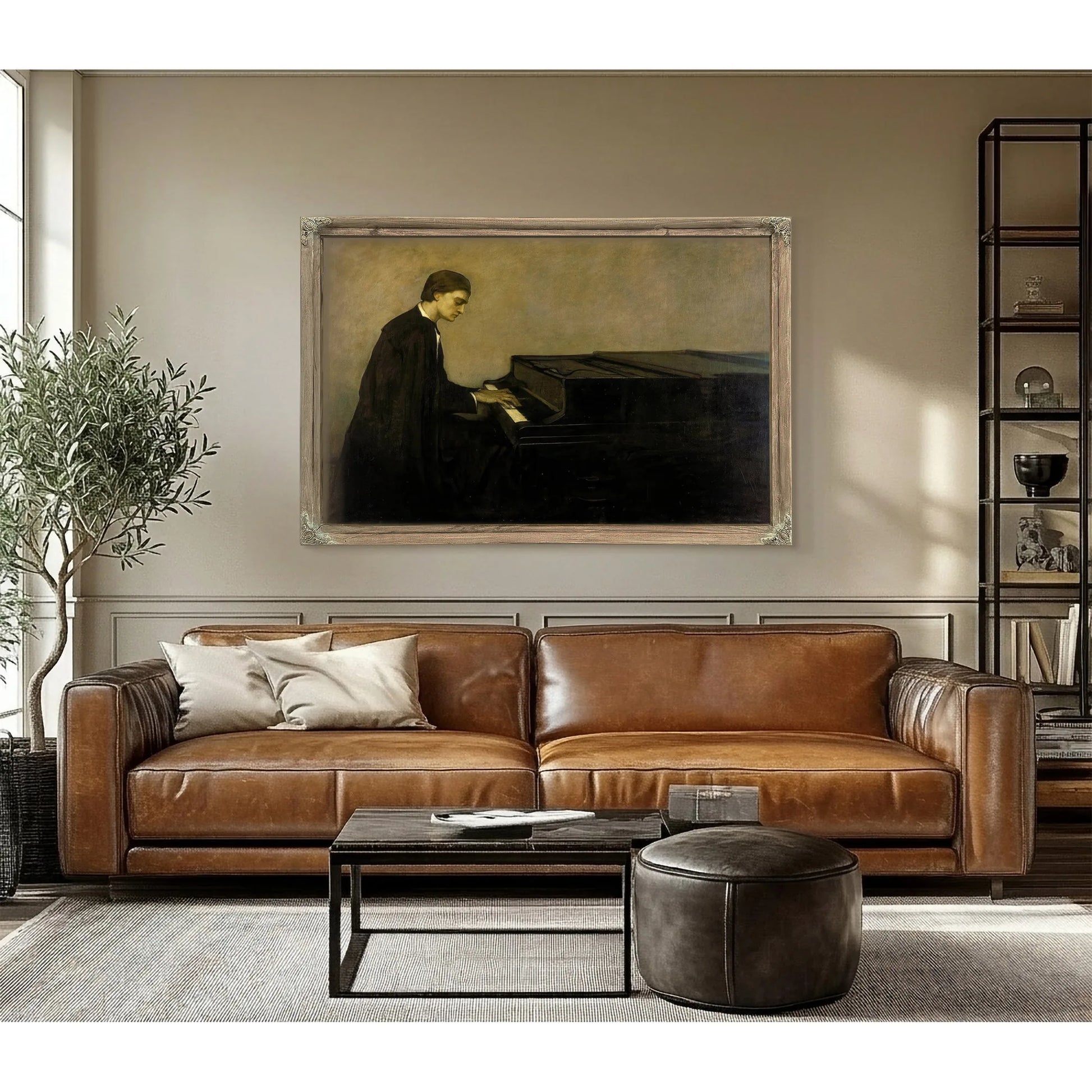 Renata Borgatti Au Piano 1920 By Romaine Brooks Fine Art Print