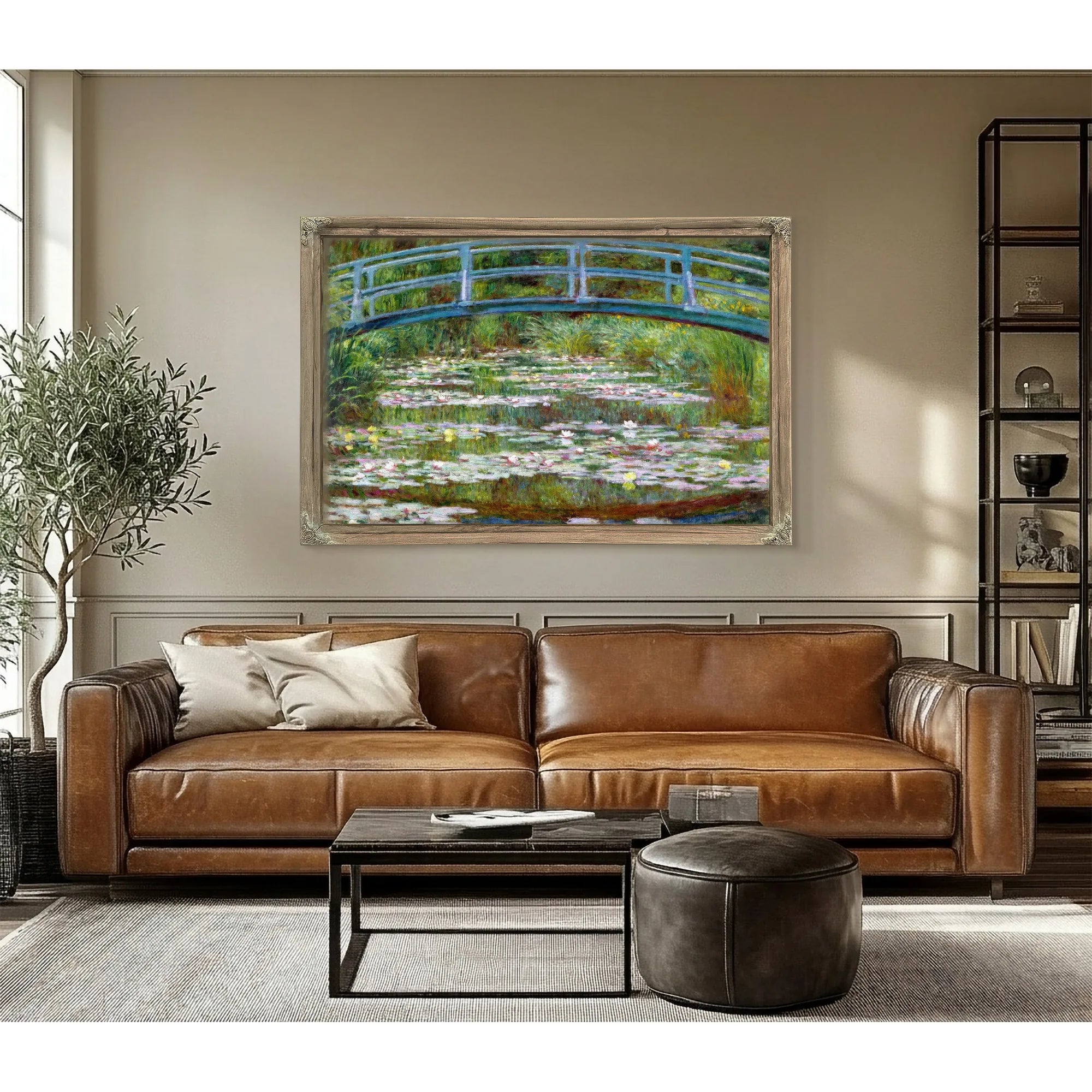 The Japanese Footbridge By Claude Monet Fine Art Print