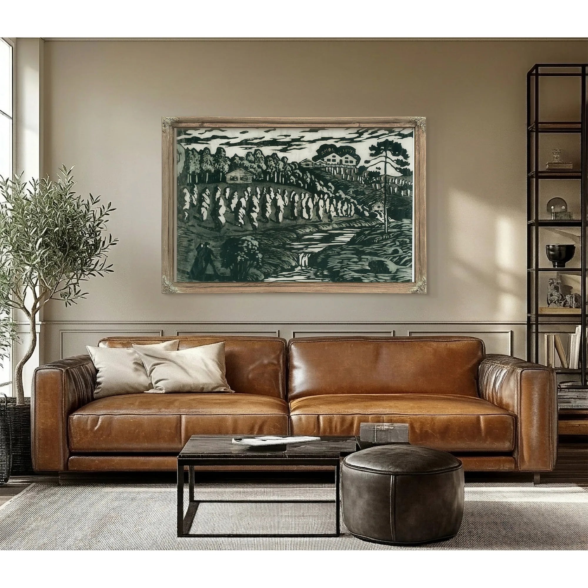 Large Stook 4 By Nicolai Astrup Fine Art Print