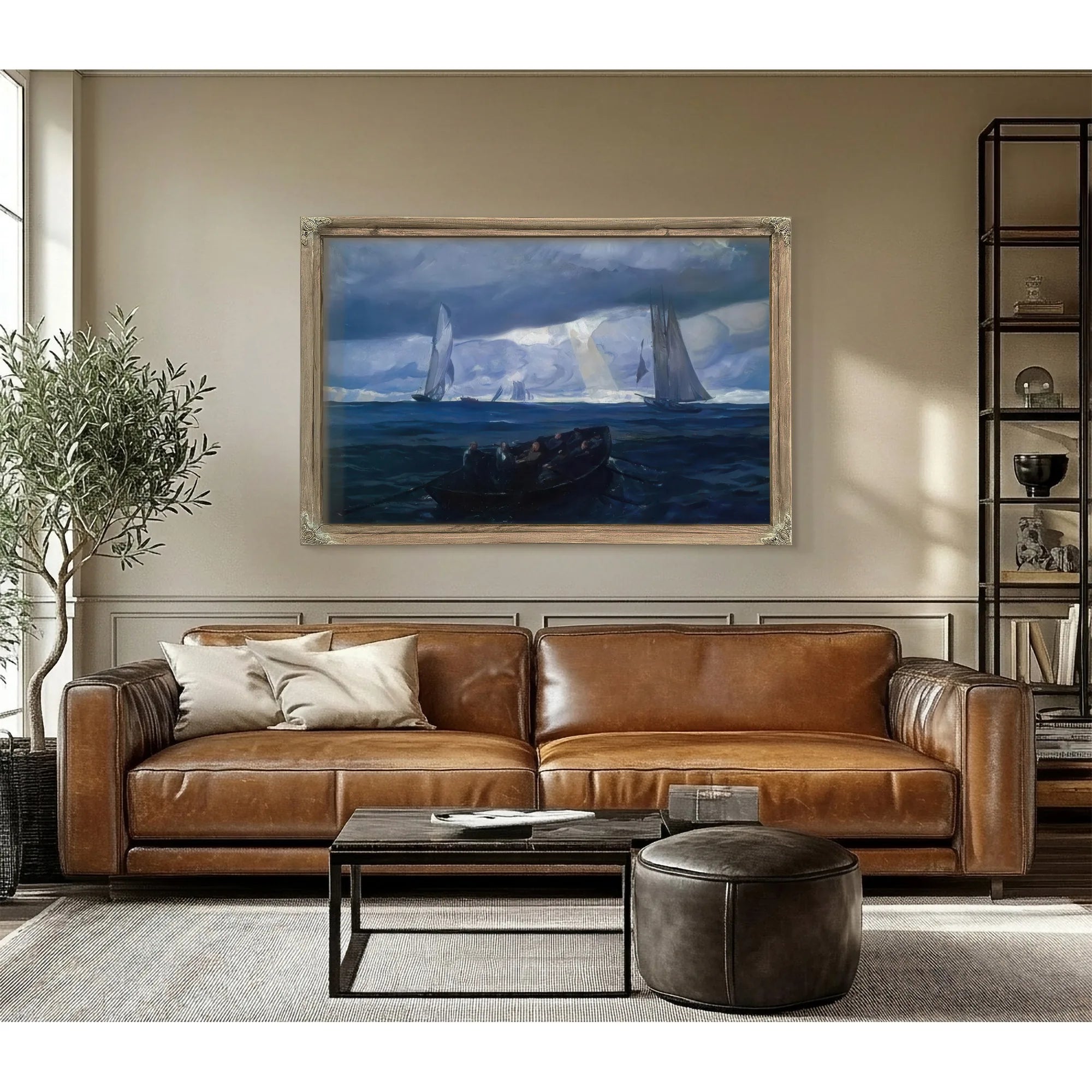 The Seiners By Rockwell Kent Fine Art Print