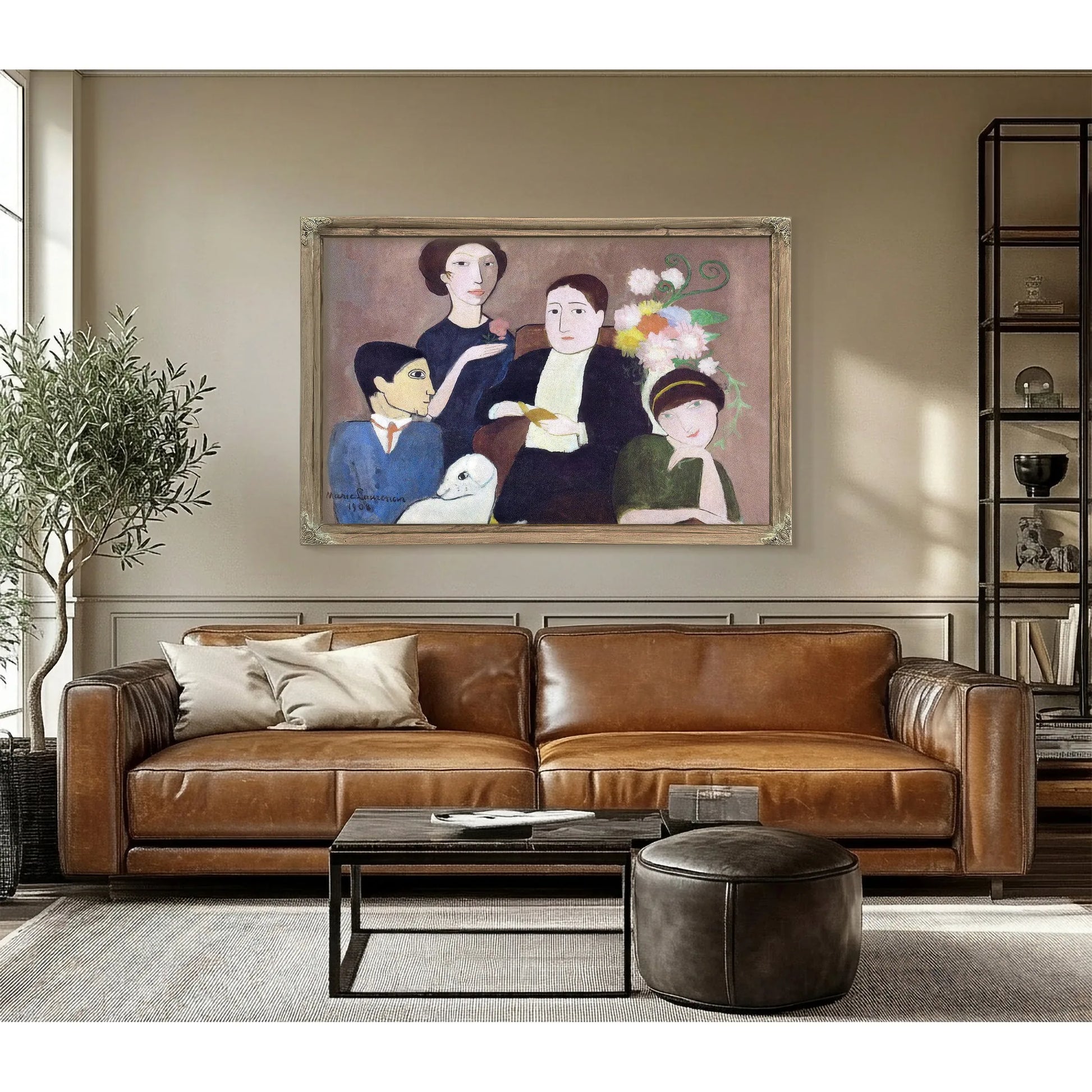 Group Of Artists 1908 By Marie Laurencin Fine Art Print