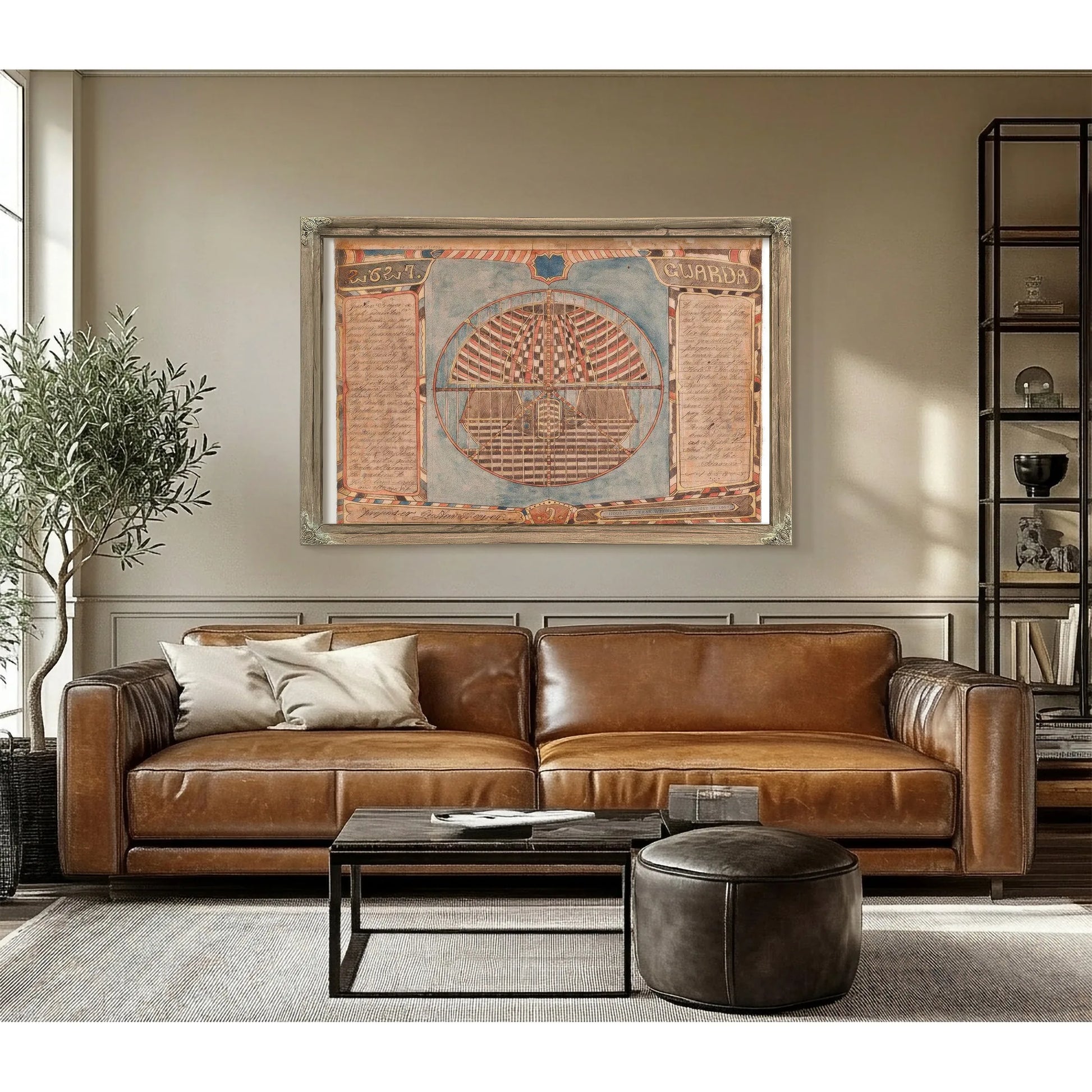 Plate 2627 Guarda 1912 By Charles Dellschau Fine Art Print