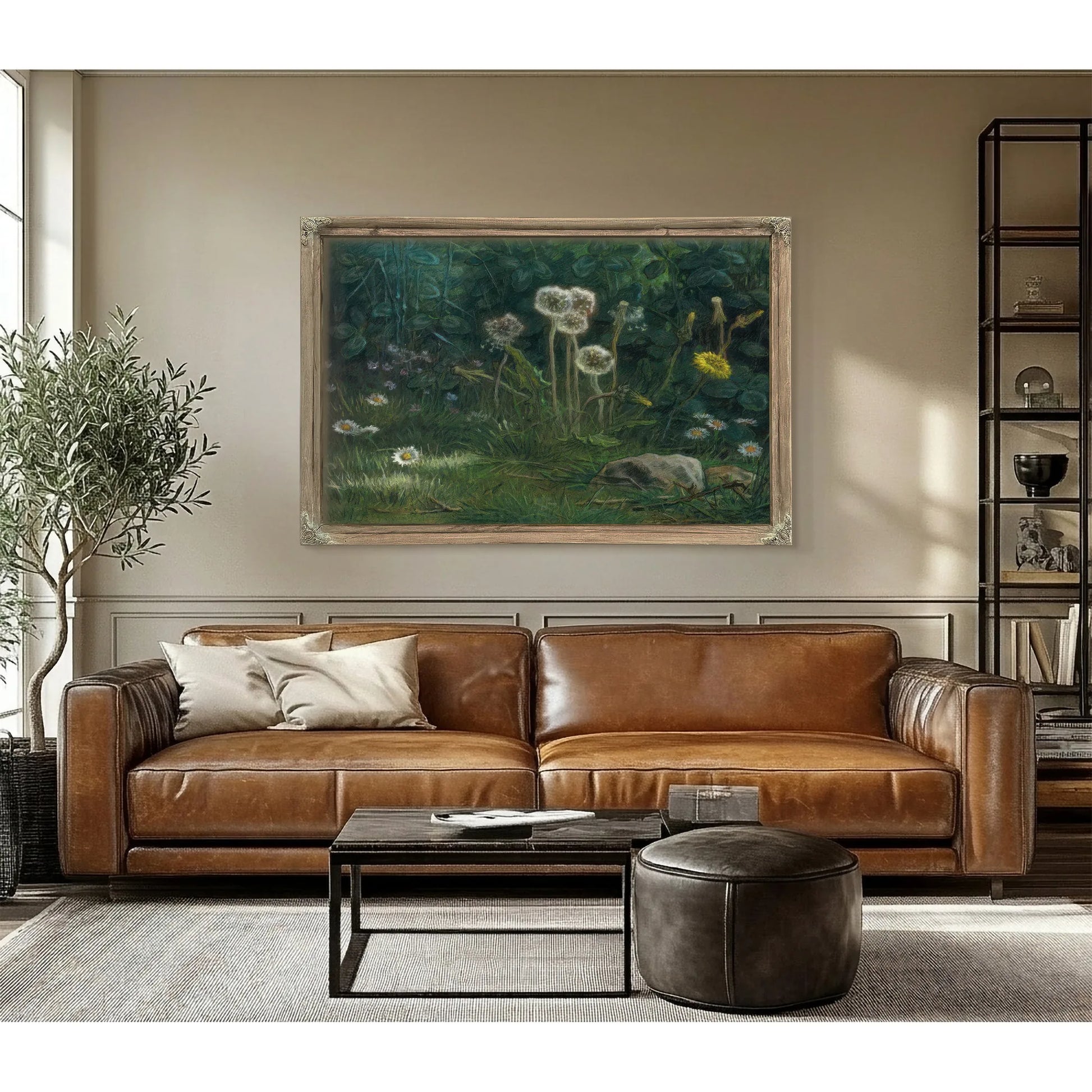 Dandelions By Jean Francois Millet Fine Art Print