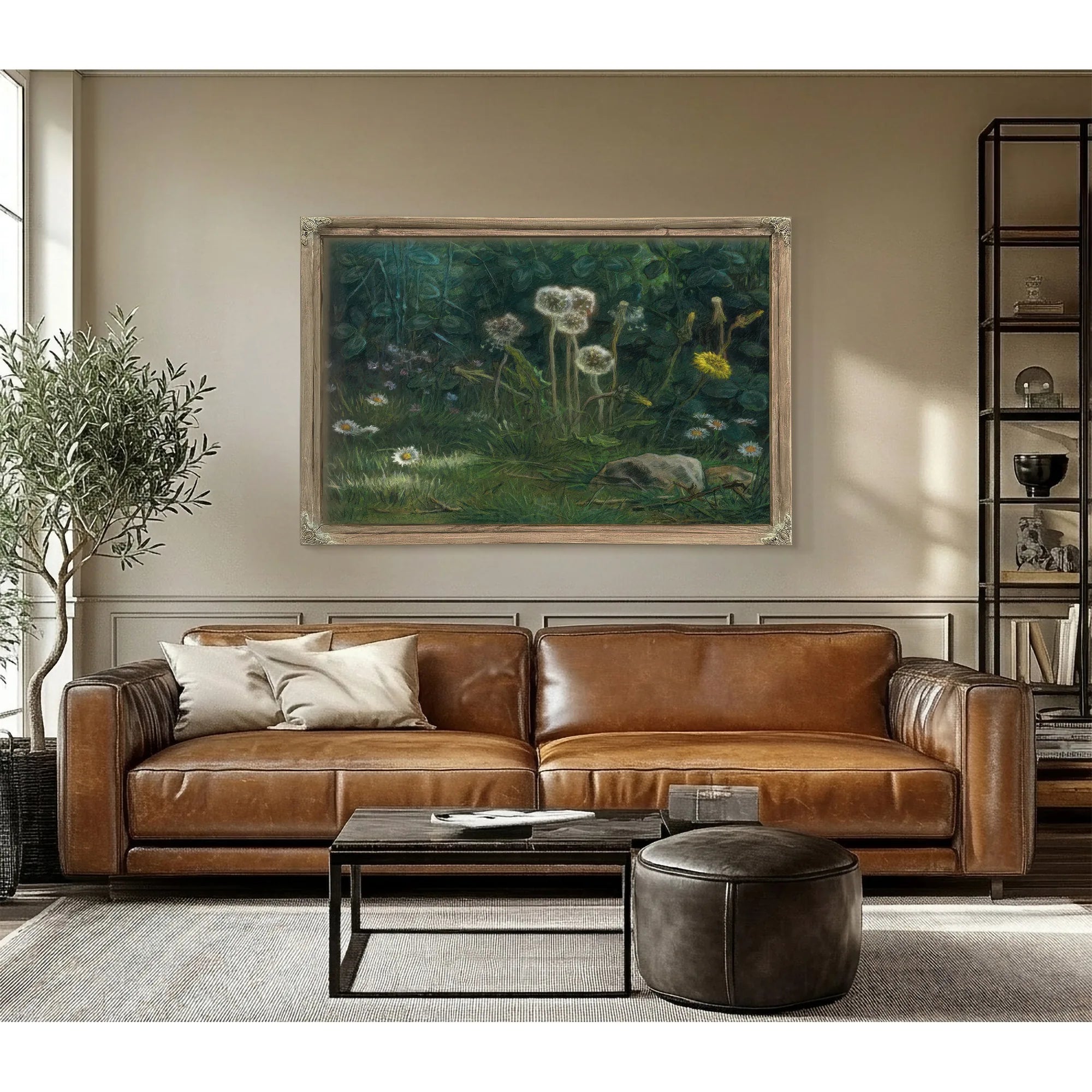 Dandelions By Jean Francois Millet Fine Art Print