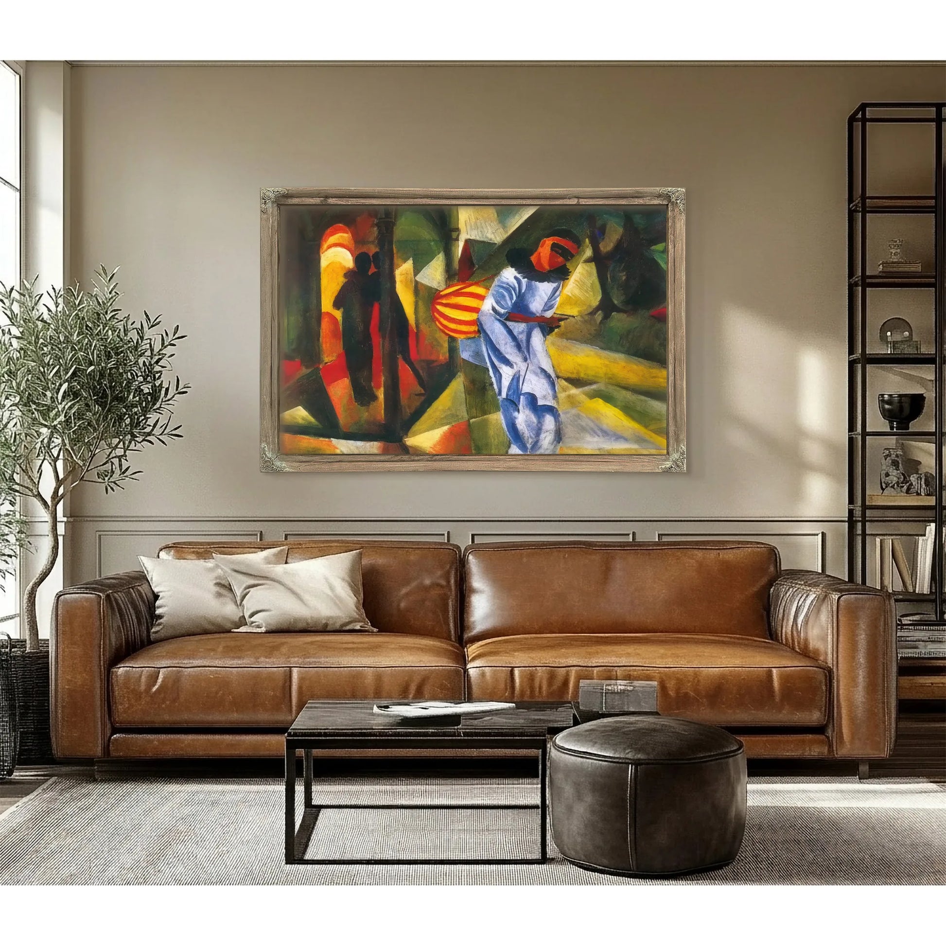 Pierrot By August Macke Fine Art Print