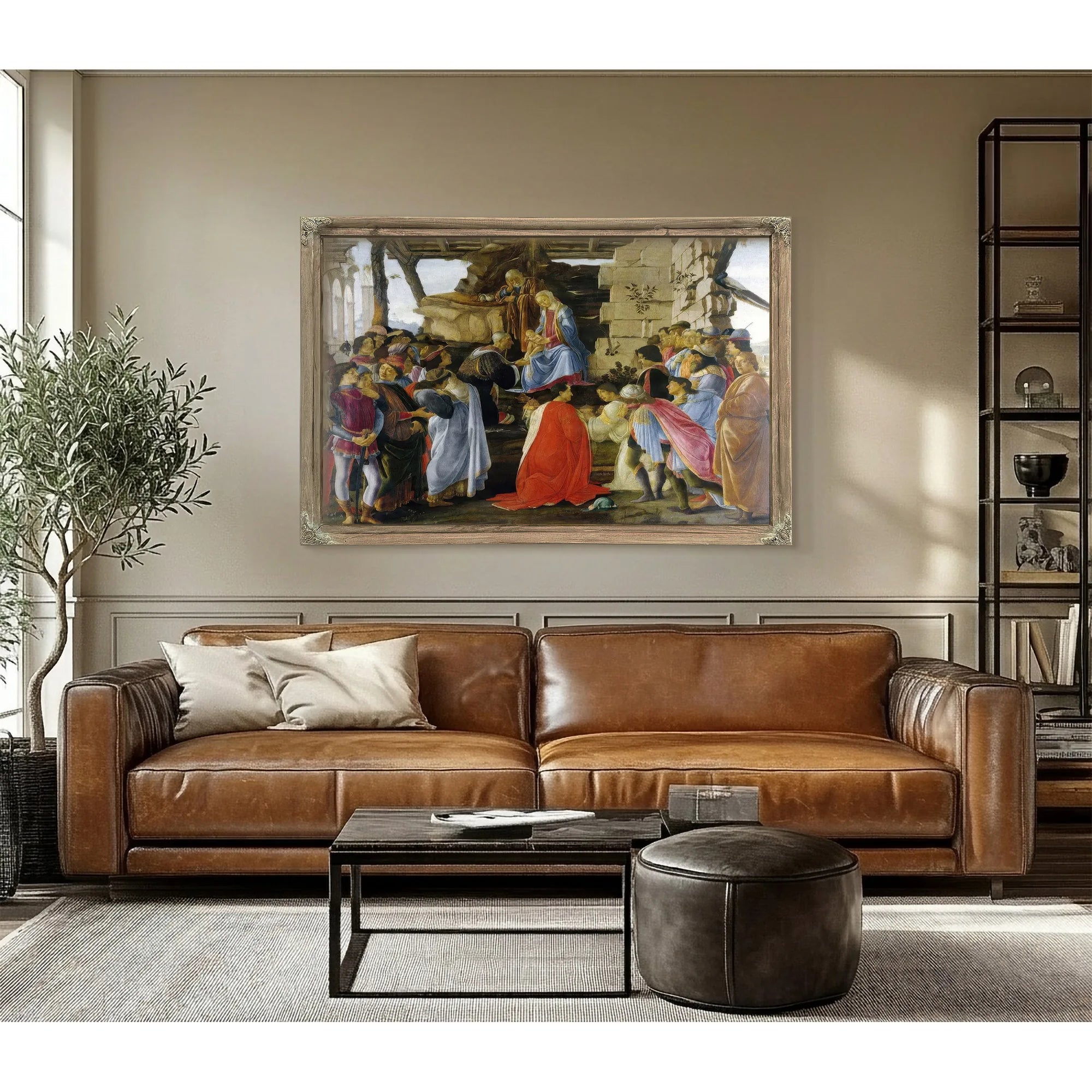 Adoration Of The Magib By Sandro Botticelli Fine Art Print
