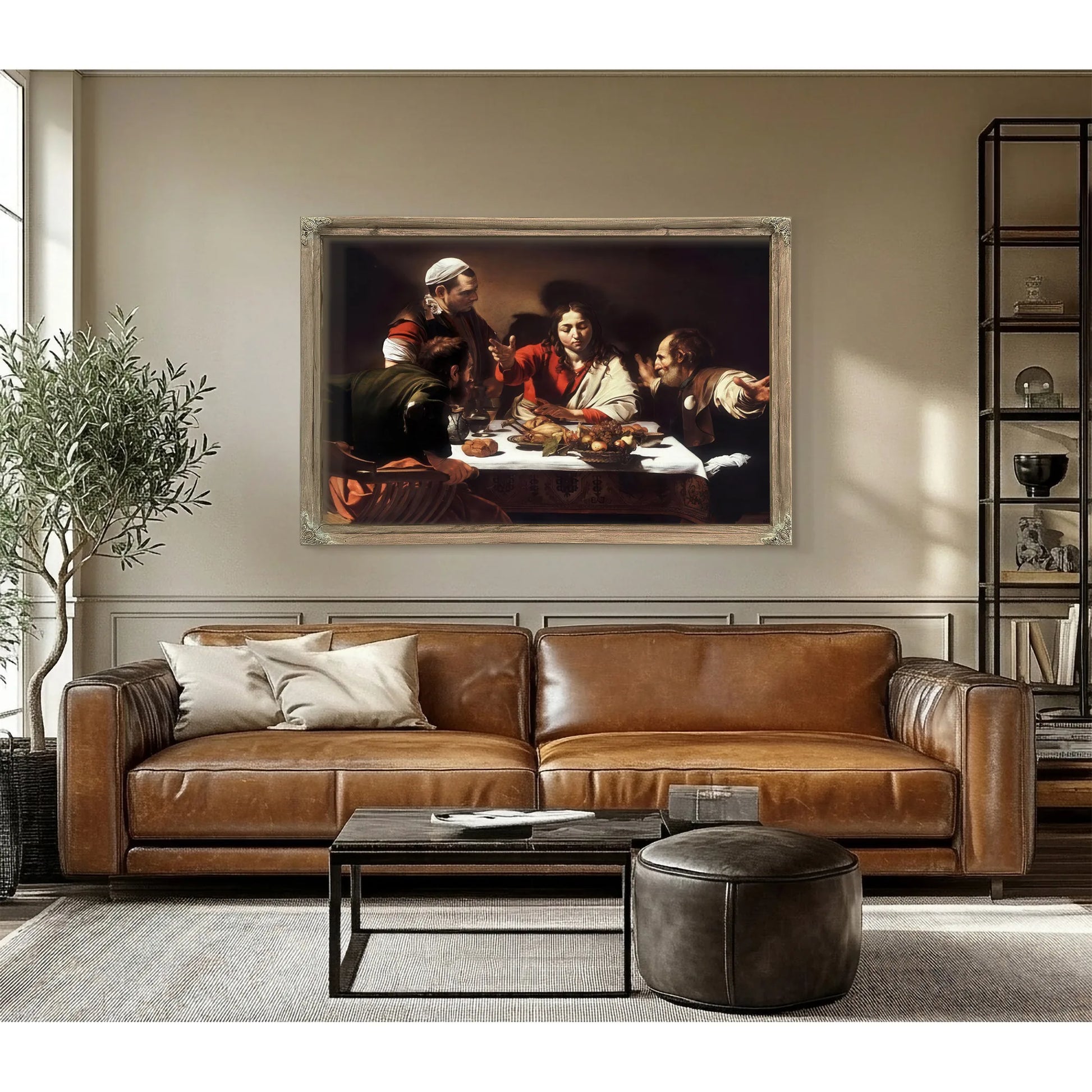 Supper At Emmaus 1602 By Caravaggio Fine Art Print