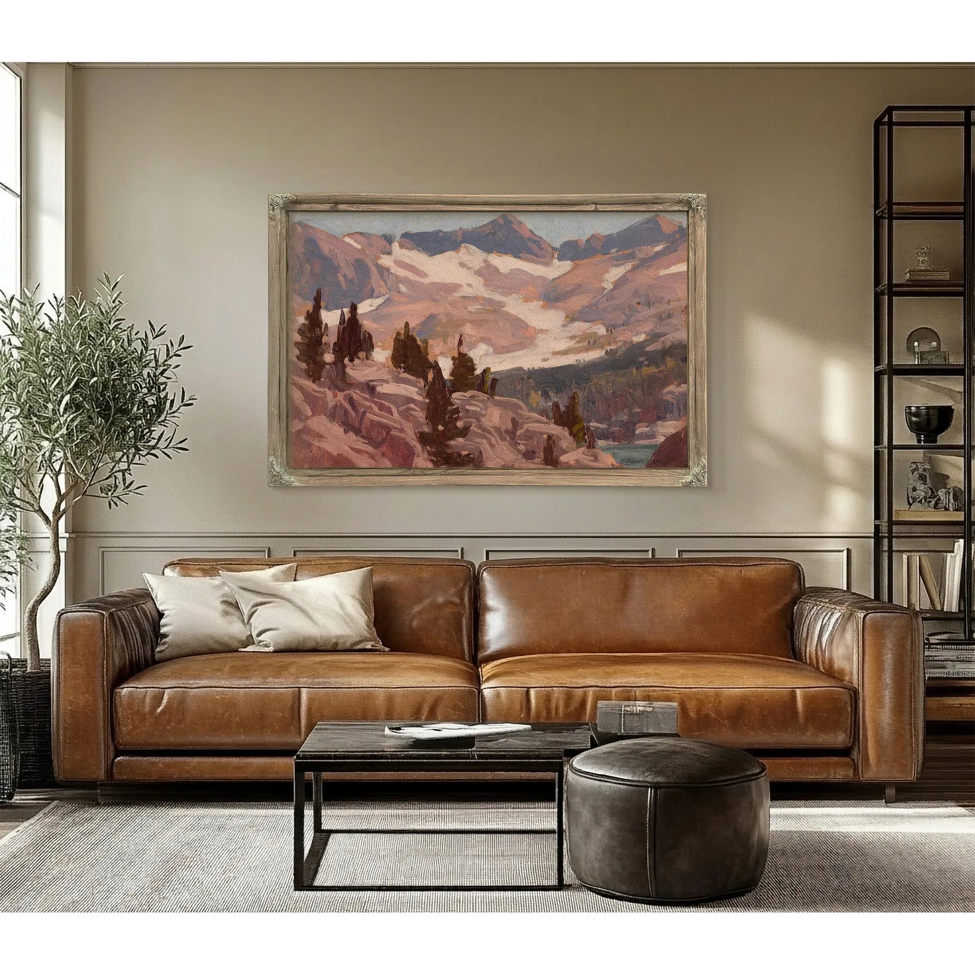 Sierra Summit, Probably Lake Sabrina By Edgar Payne Fine Art Print