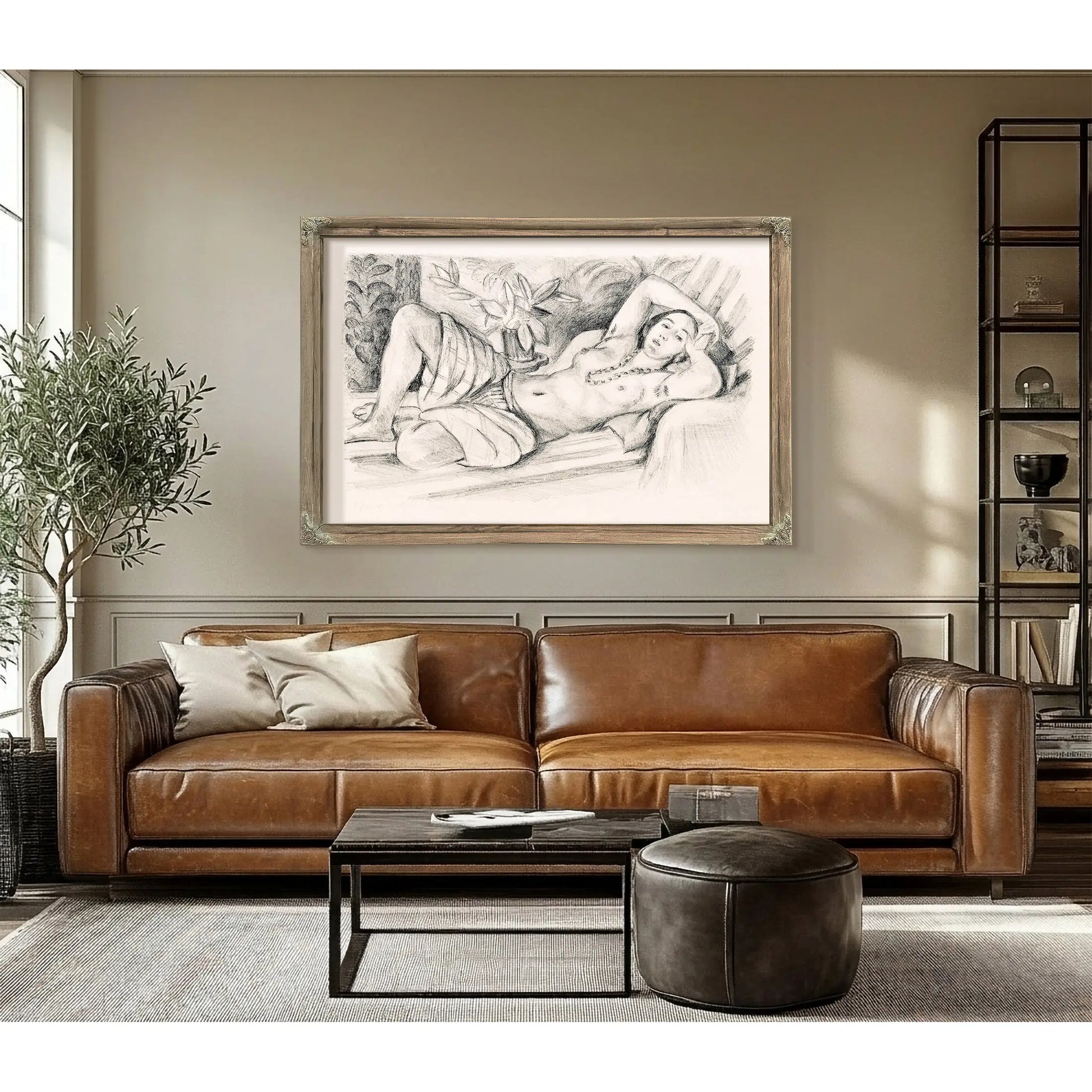 Odalisque Au Magnolia by Henri Matisse