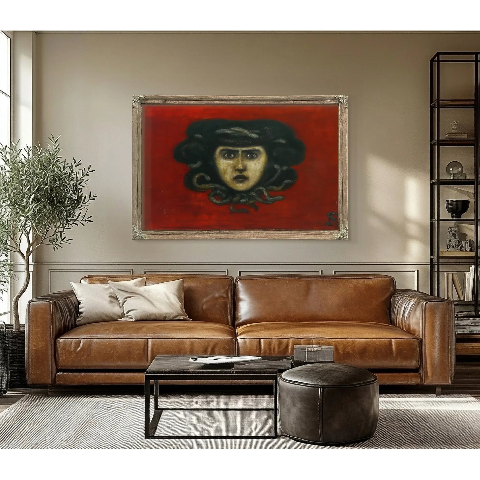 Head Of Medusa By Florine Stettheimer Fine Art Print