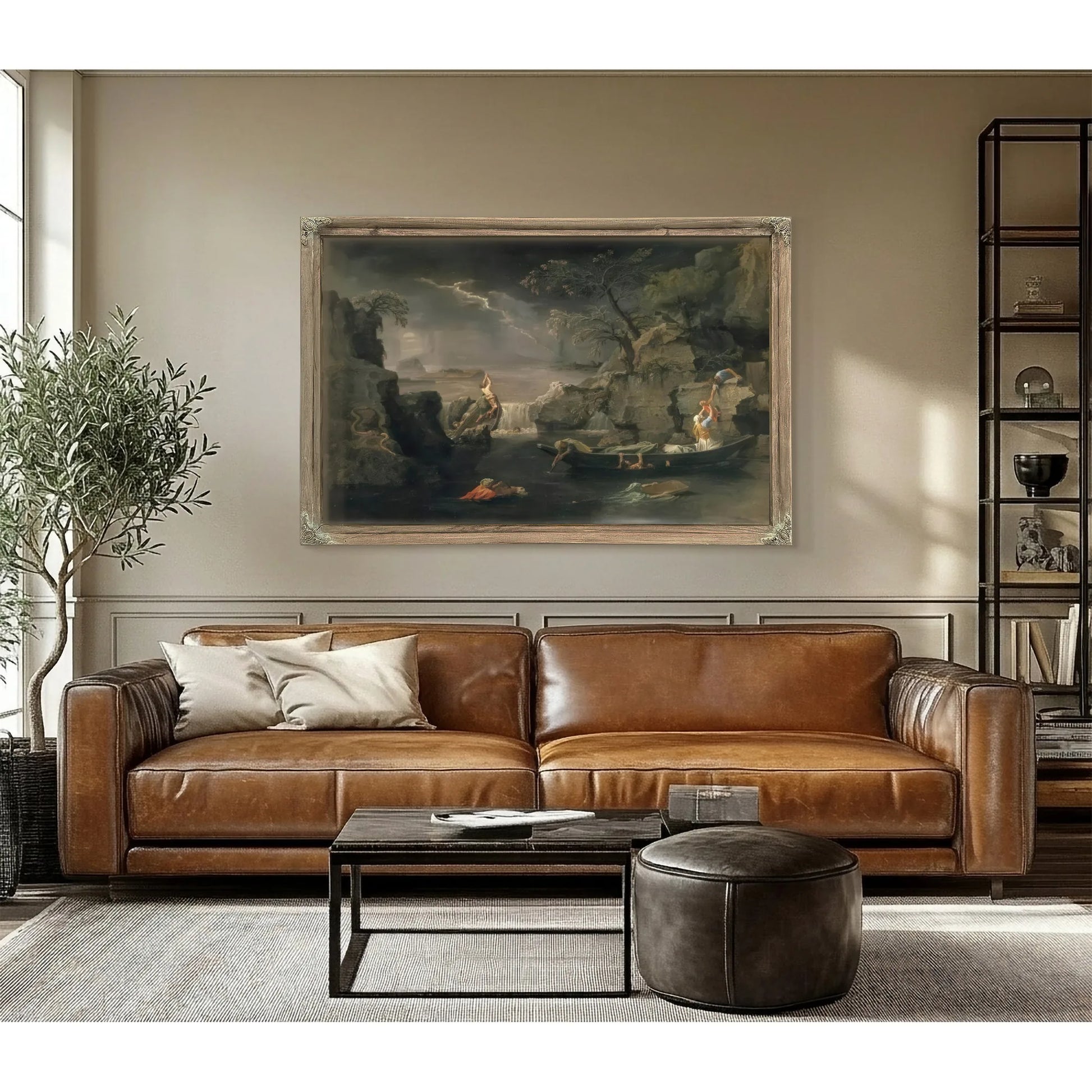 The Four Seasons Winter (The Deluge) By Nicholas Poussin Fine Art Print