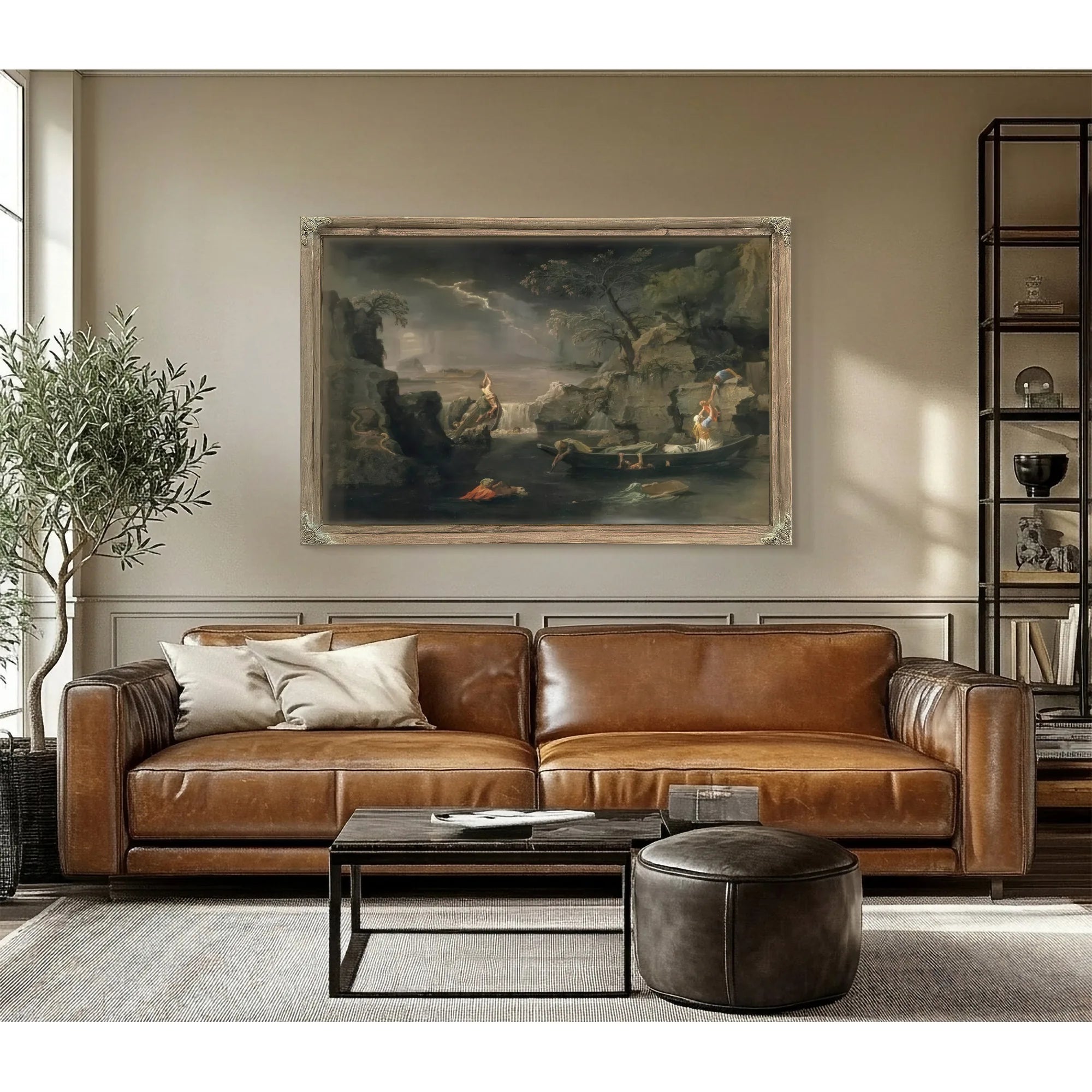 The Four Seasons Winter (The Deluge) By Nicholas Poussin Fine Art Print