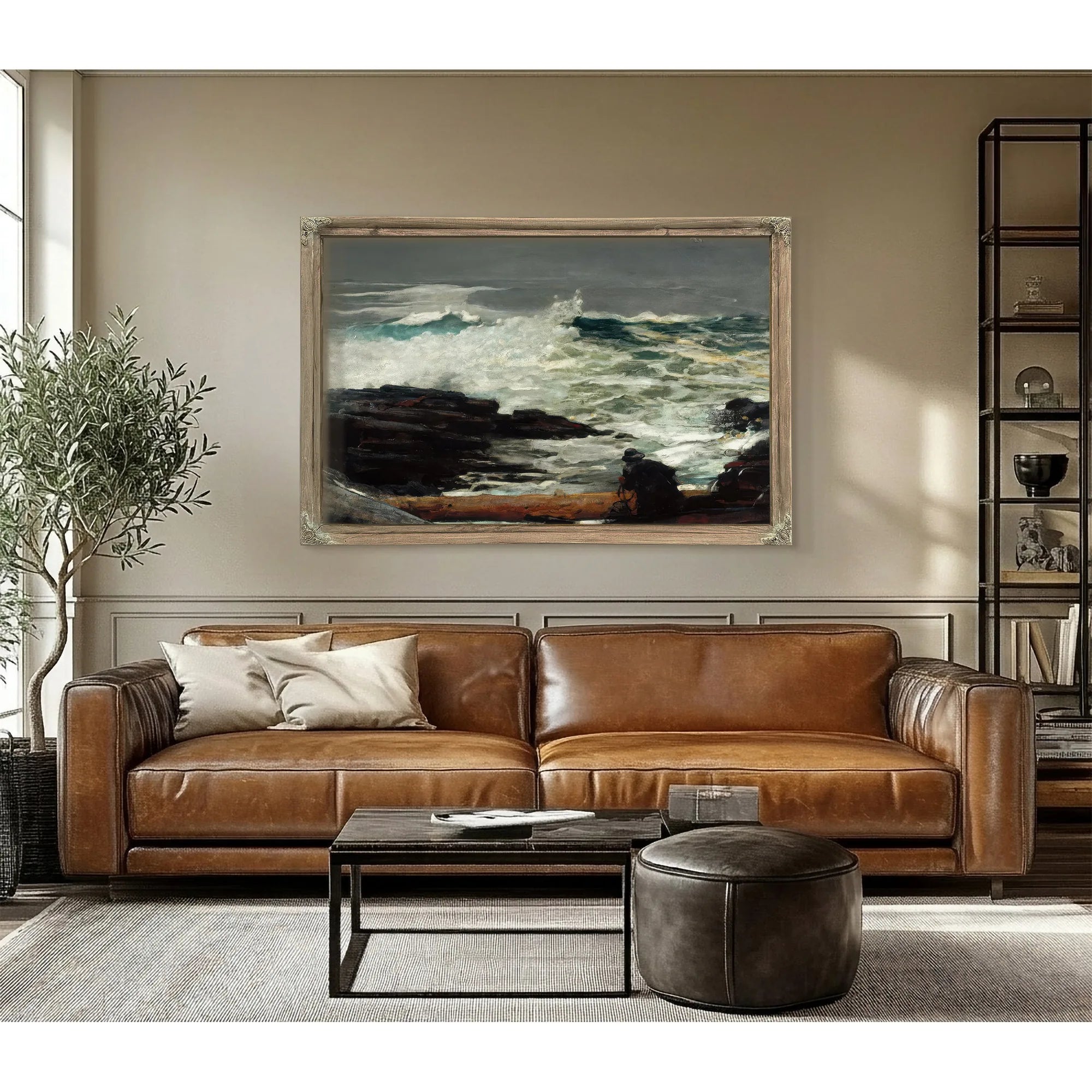 Driftwood By Winslow Homer Fine Art Print