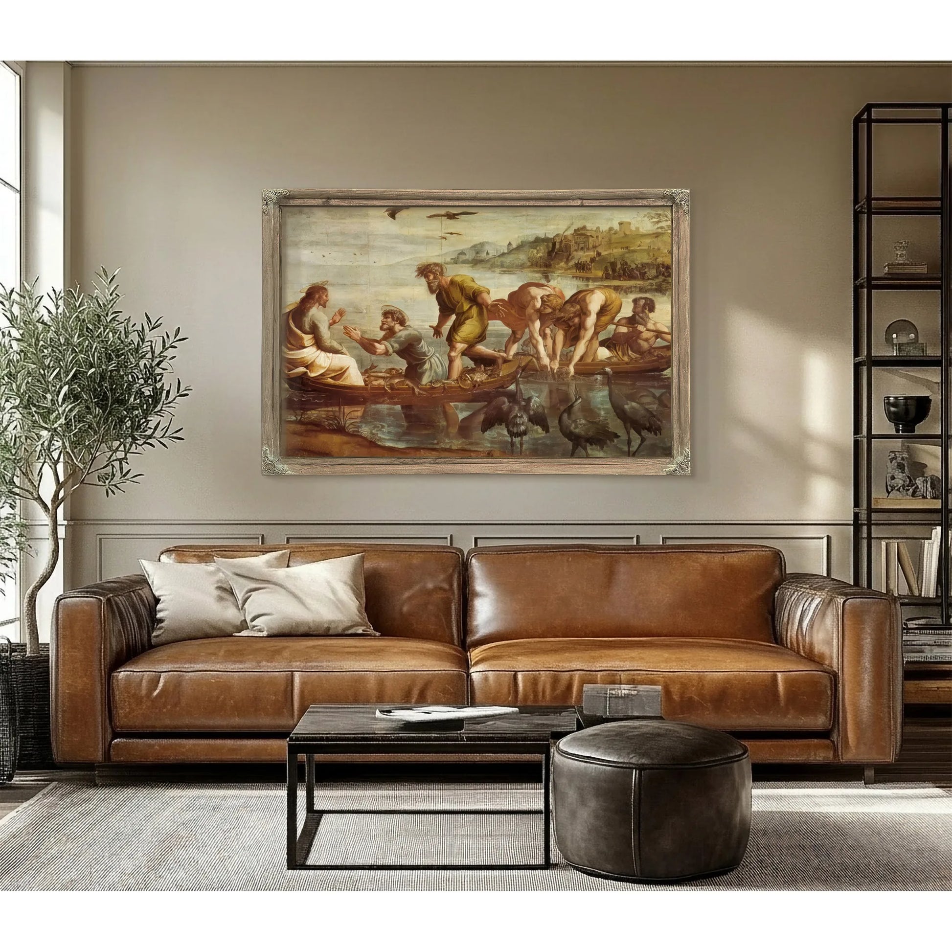 The Miraculous Draught Of Fishes By Raphael Fine Art Print