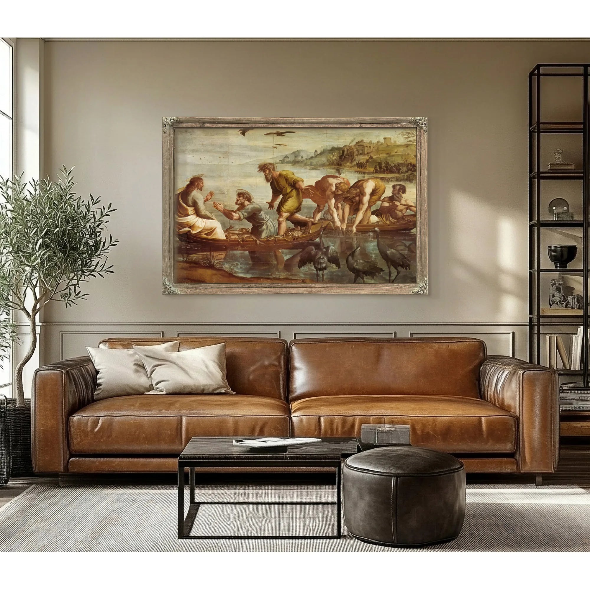 The Miraculous Draught Of Fishes By Raphael Fine Art Print