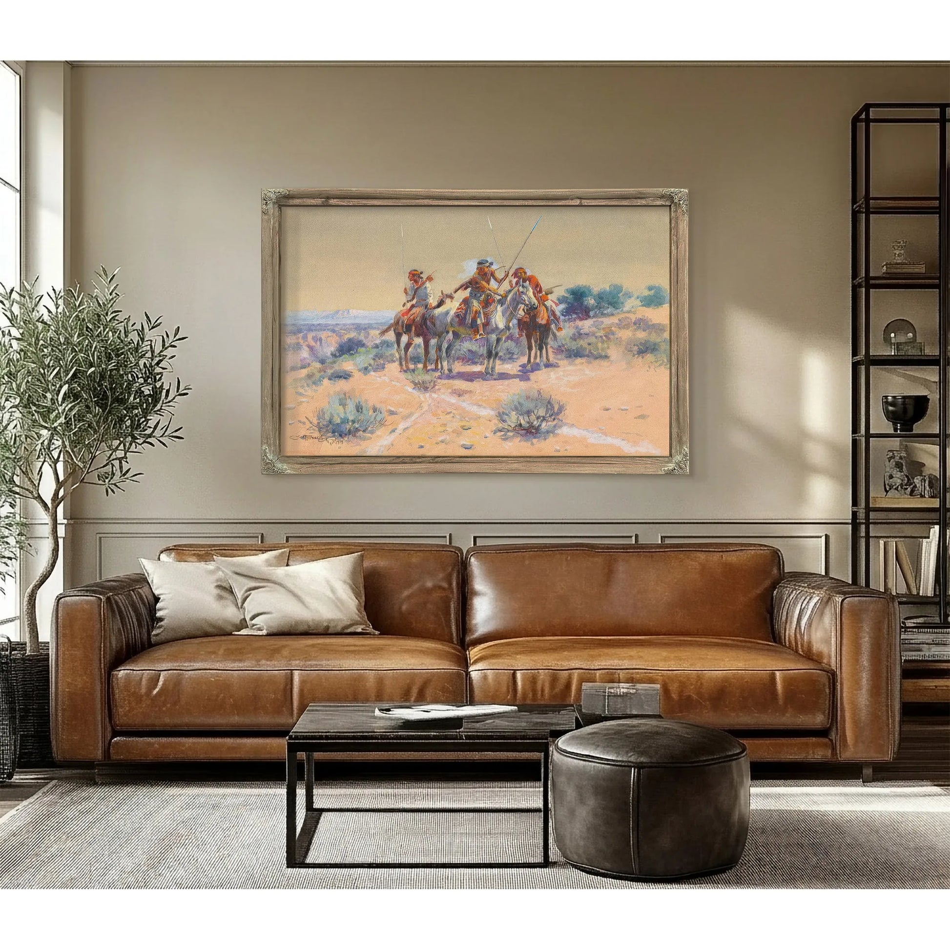 Scouting Party By Charles Marion Russell Fine Art Print