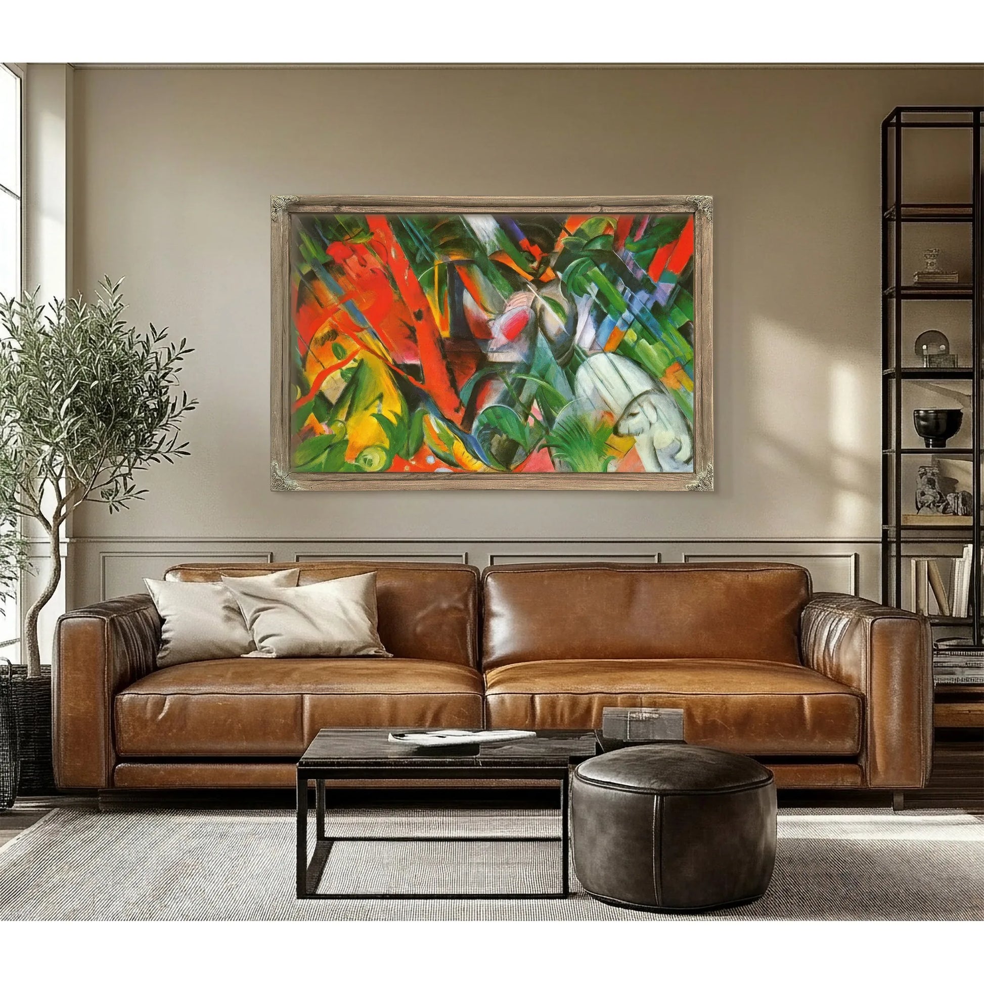 Rain By Franz Marc Fine Art Print