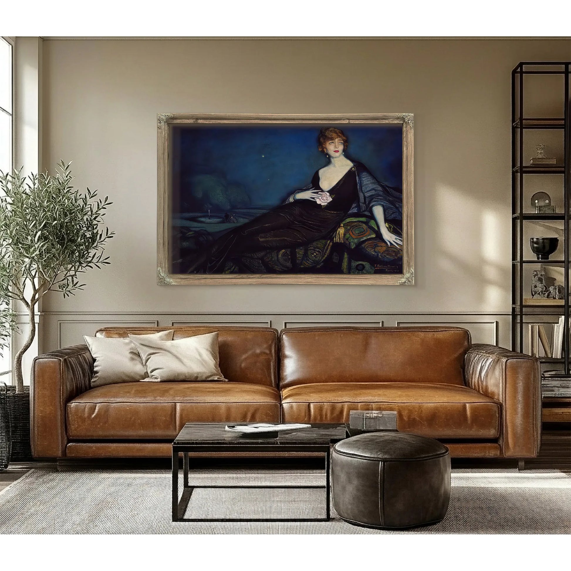 Mrs Freda Dudley Ward By Federico Beltran Masses Fine Art Print