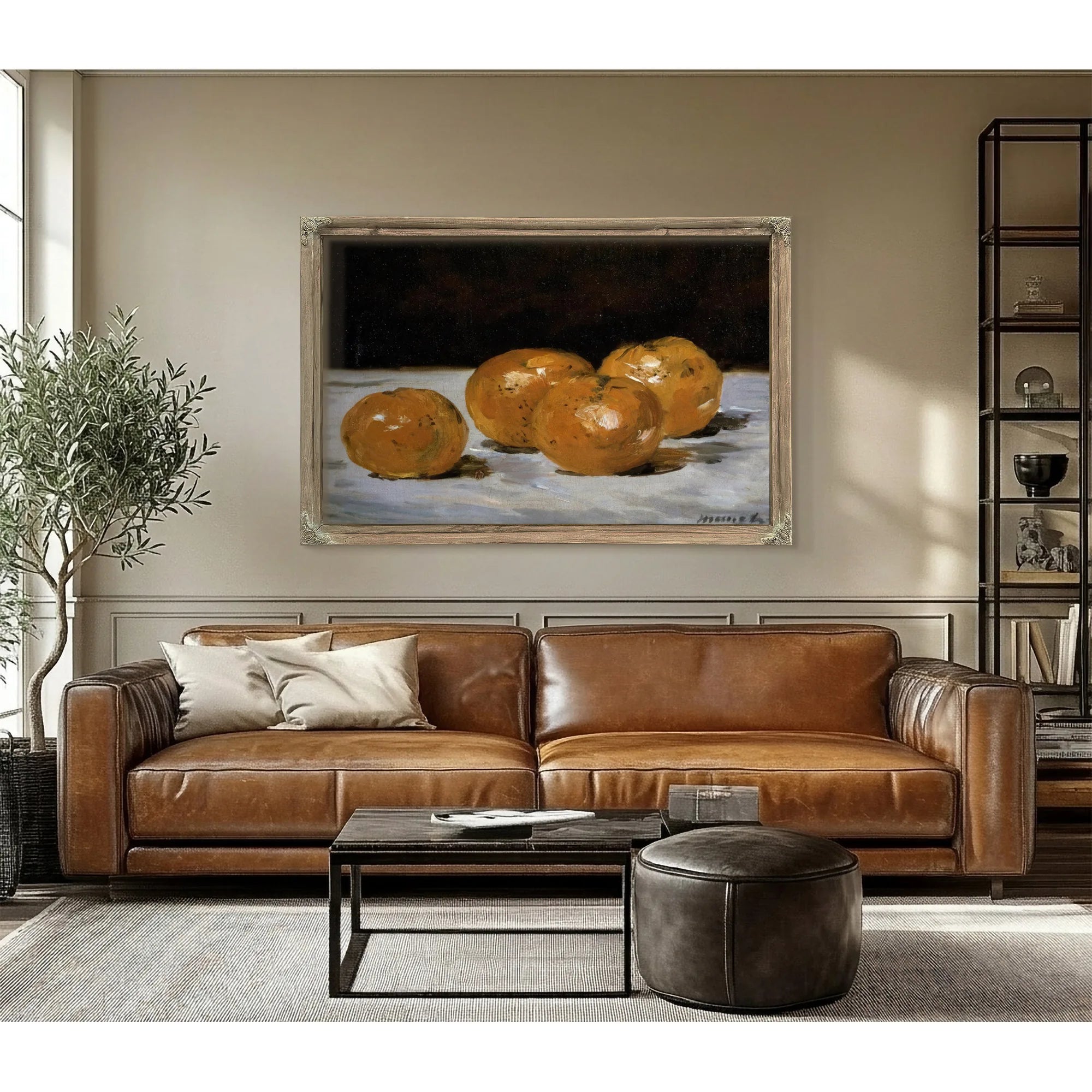 Four Mandarin Oranges By Edouard Manet Fine Art Print