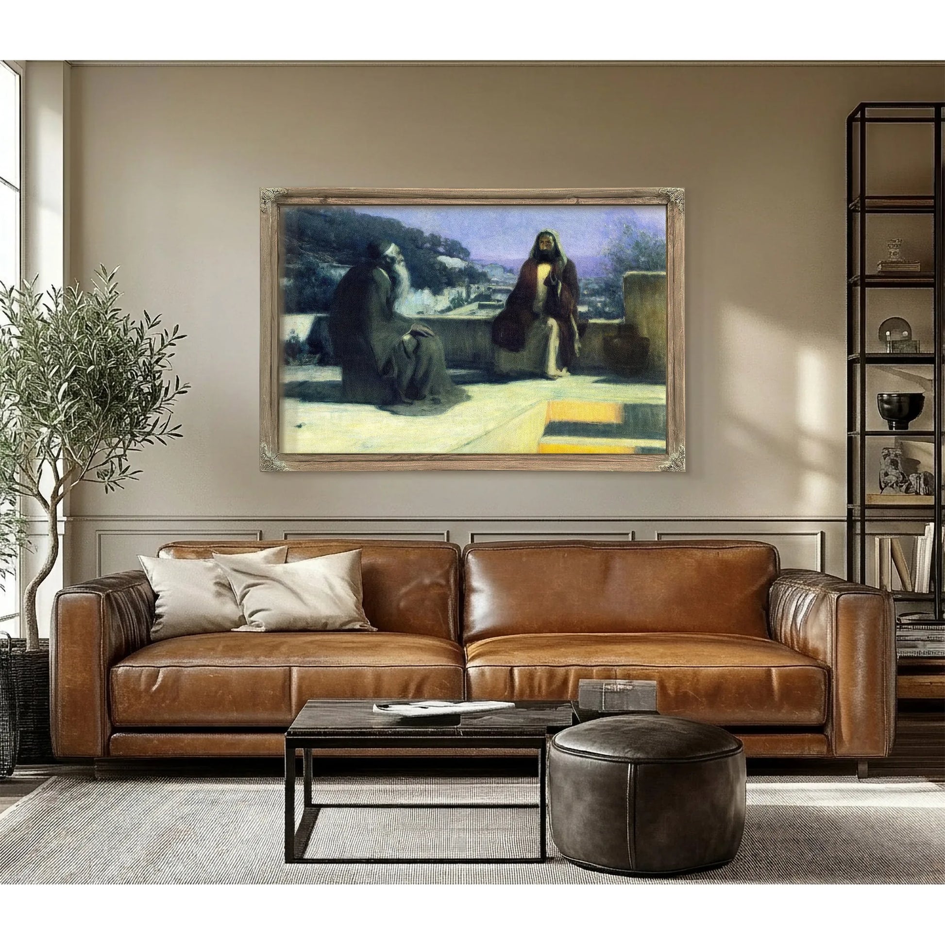 Nicodemus Visiting Jesus By Henry Ossawa Tanner Fine Art Print